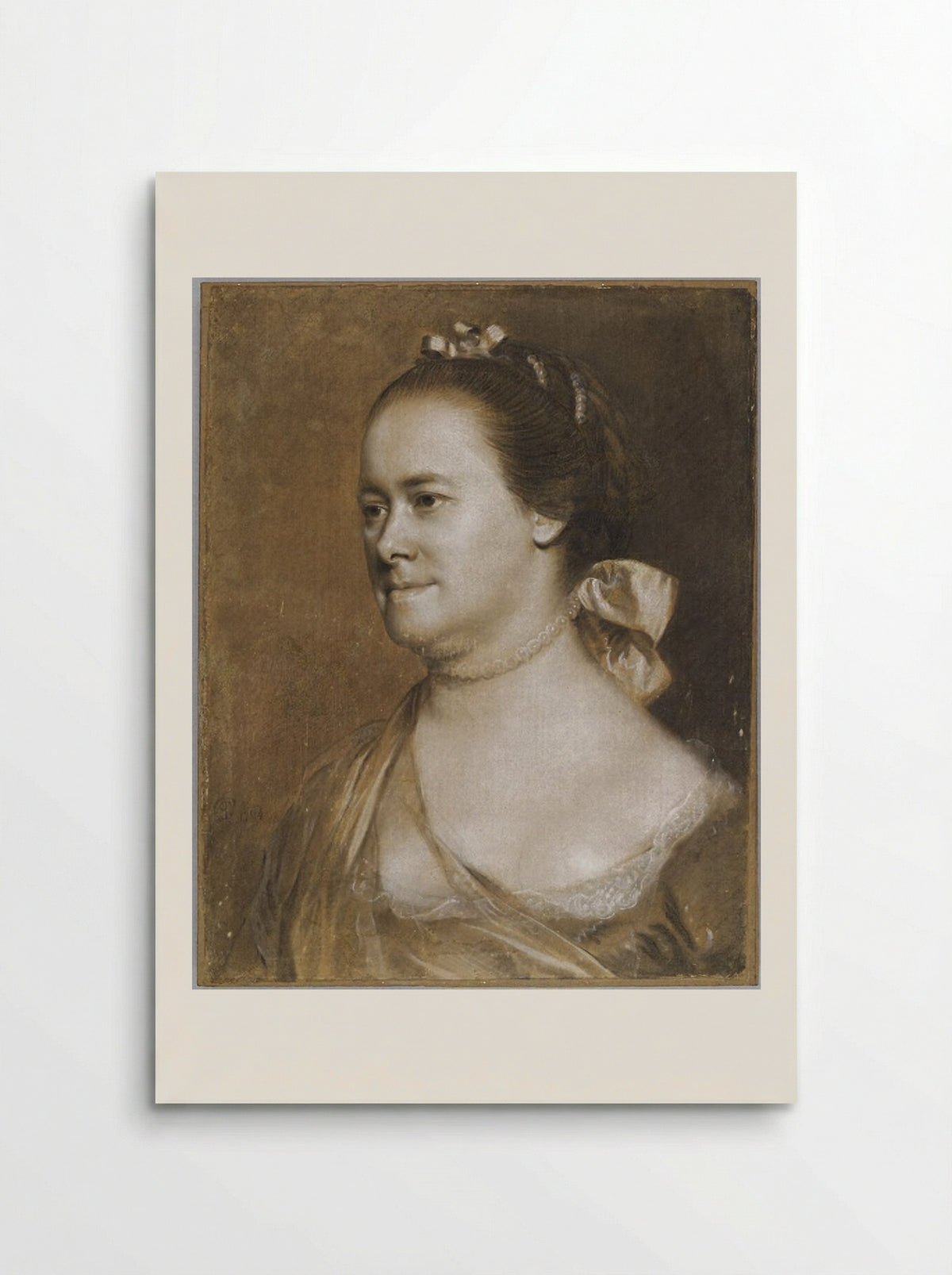 Mercy Greenleaf Scollay (Mrs. John Scollay) - John Singleton Copley - Poster