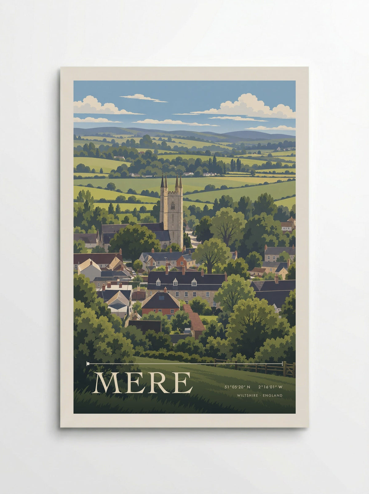 Mere, Wiltshire | Travel Poster - Poster