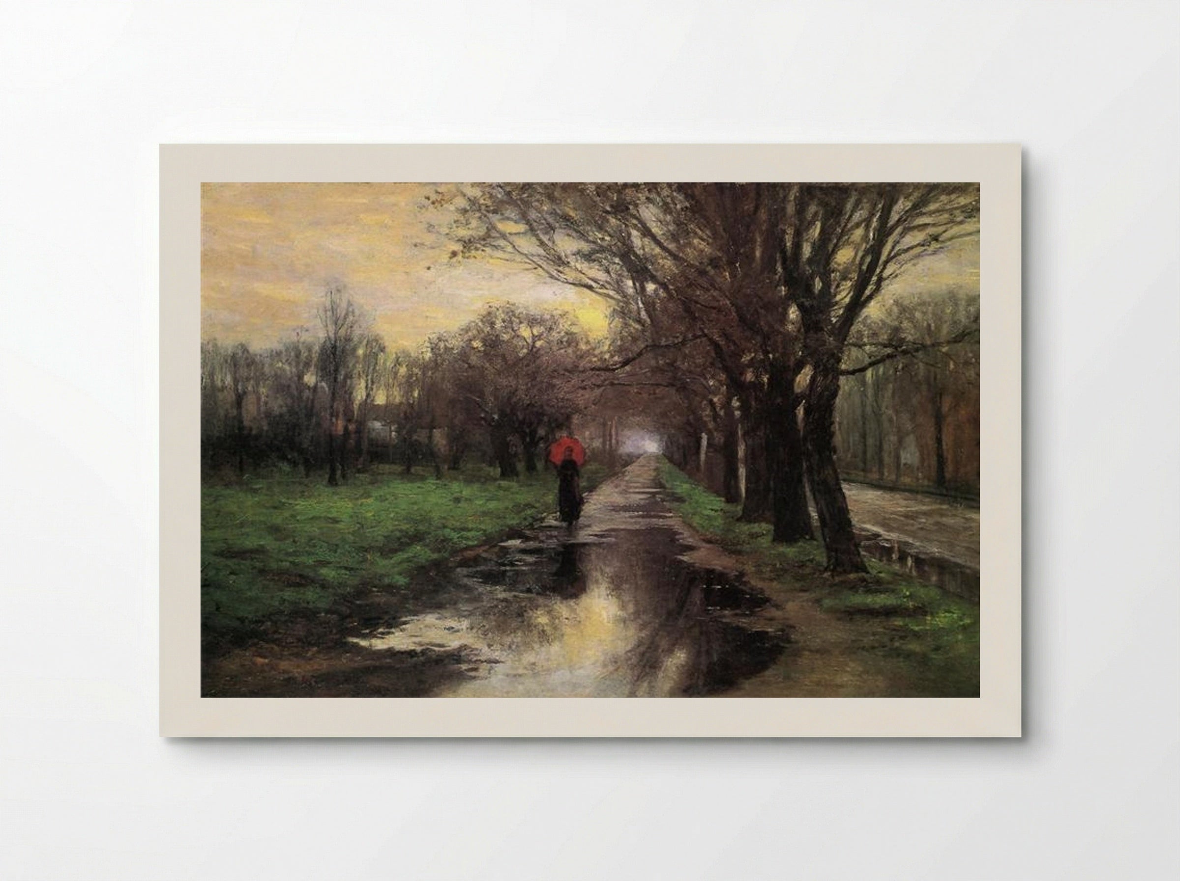 Meridian Street, Thawing Weather - T. C. Steele - Poster