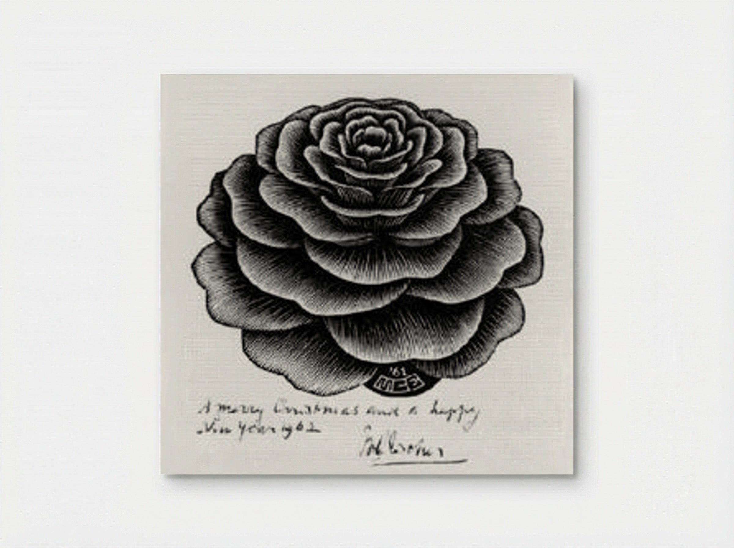 Merry Christmas and Happy New Year - M.C. Escher - Poster