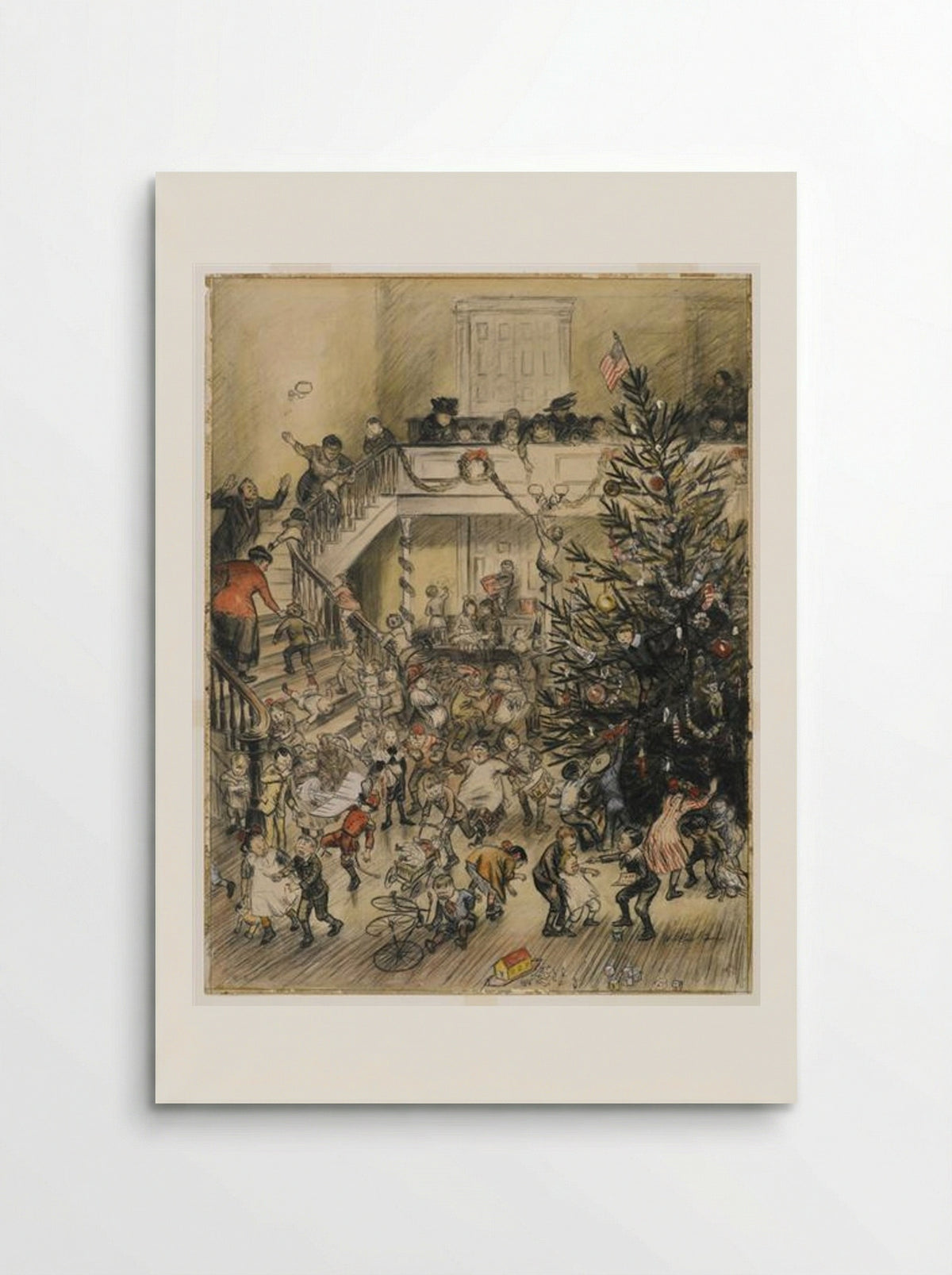 Merry Christmas - William James Glackens - Poster