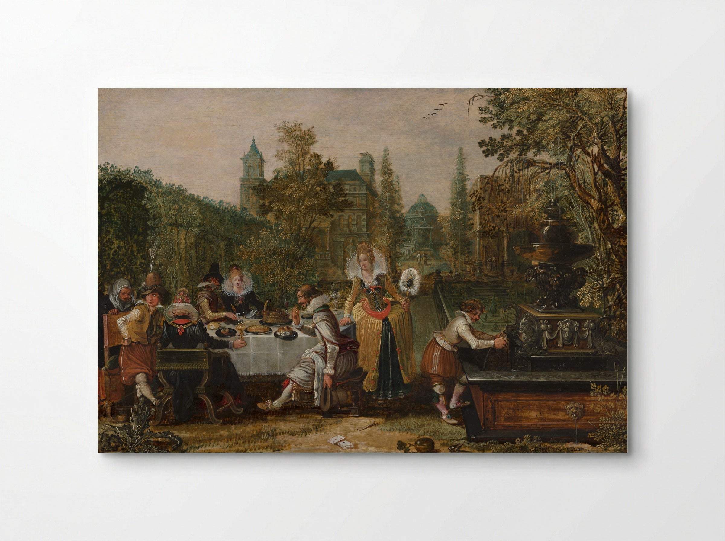 Merry Company in the Park - Esaias van de Velde - Poster