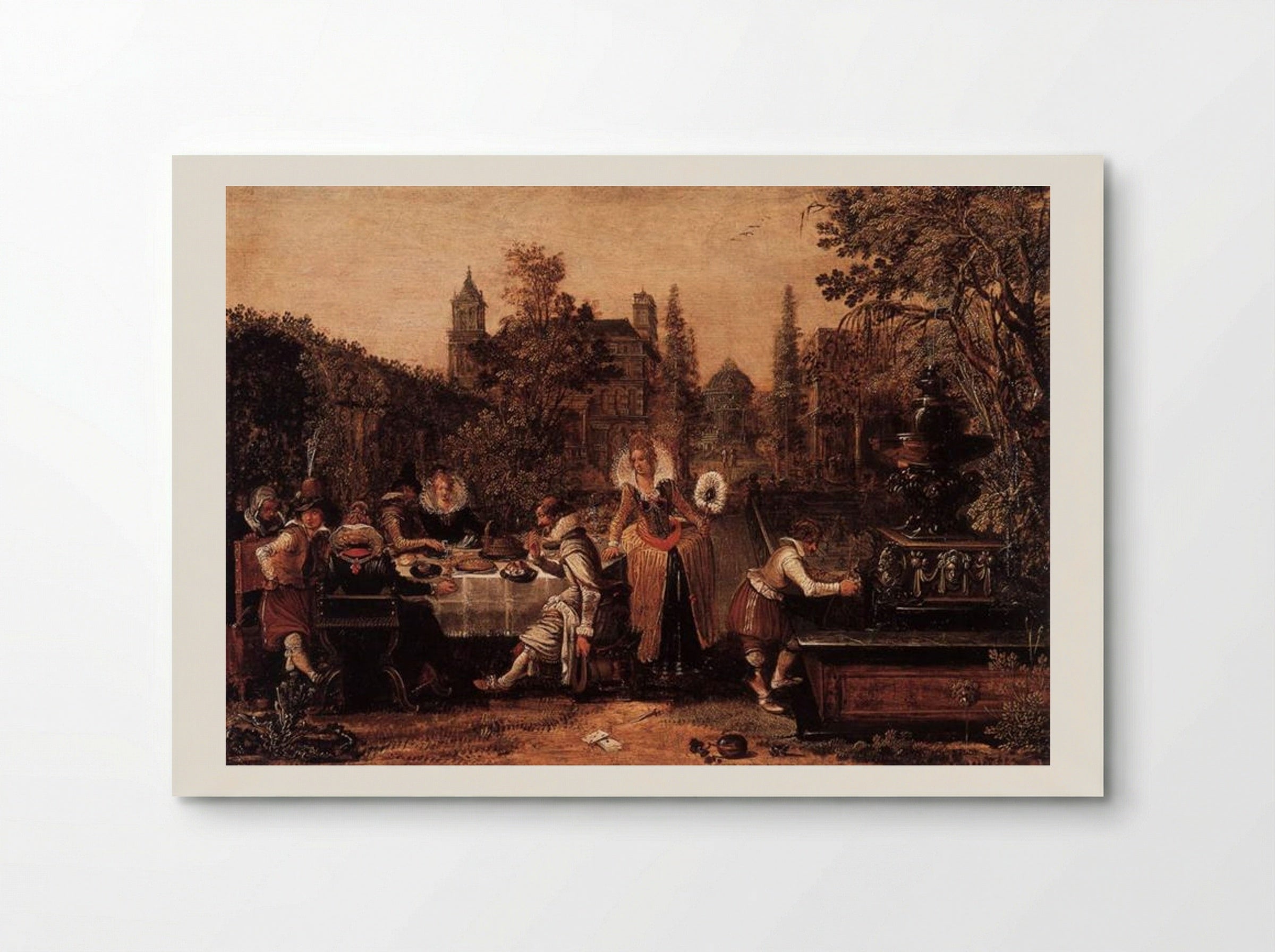 Merry Company in the Park - Esaias van de Velde - Poster