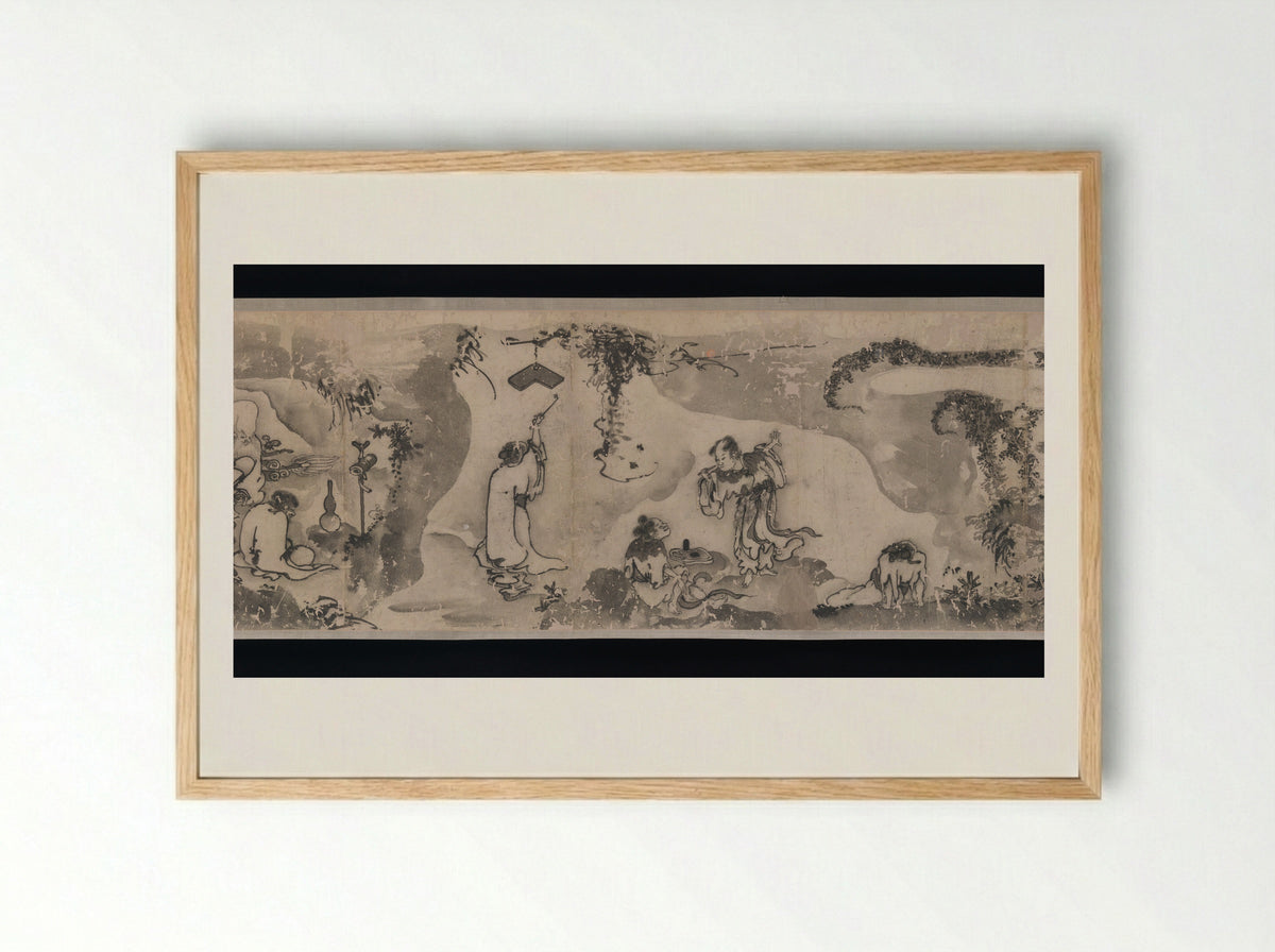 Merry Gatherings in the Magic Jar - Gong Kai - Framed Print Wood
