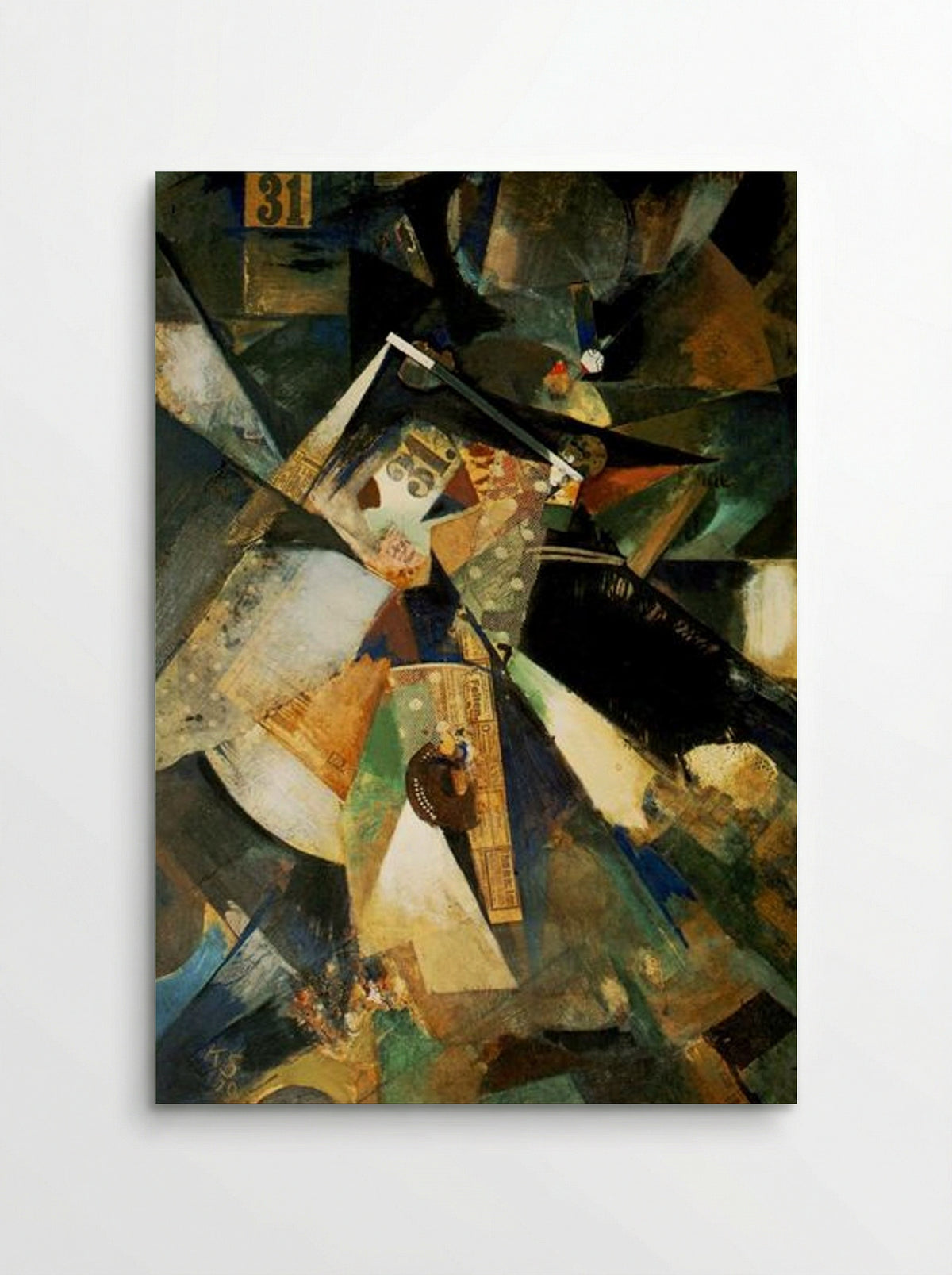 Merzpicture Thirty-One - Kurt Schwitters - Poster