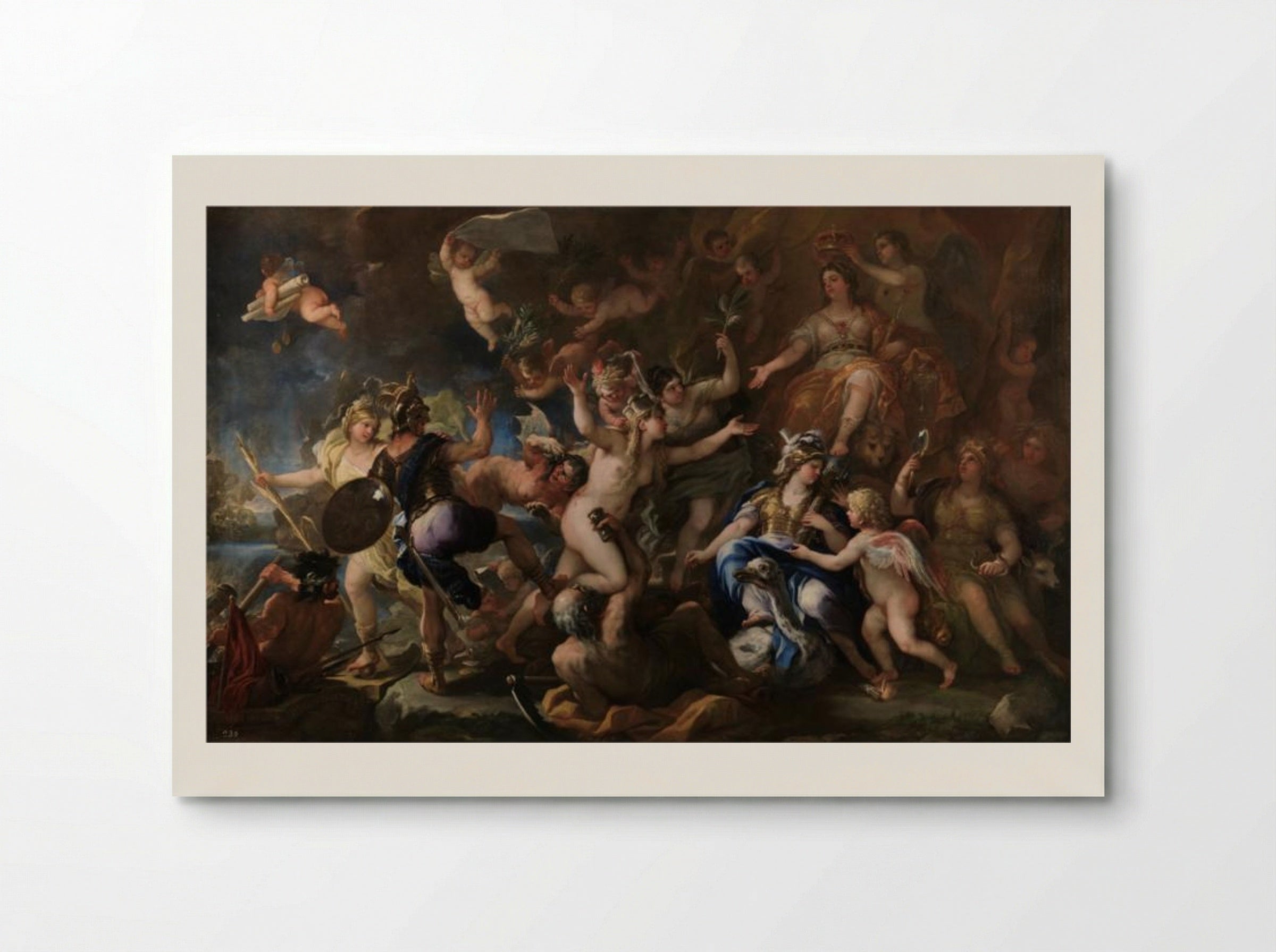 Messina Returning to Spain - Luca Giordano - Poster