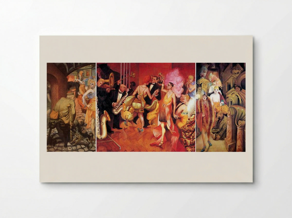 Metropolis - Otto Dix - Poster