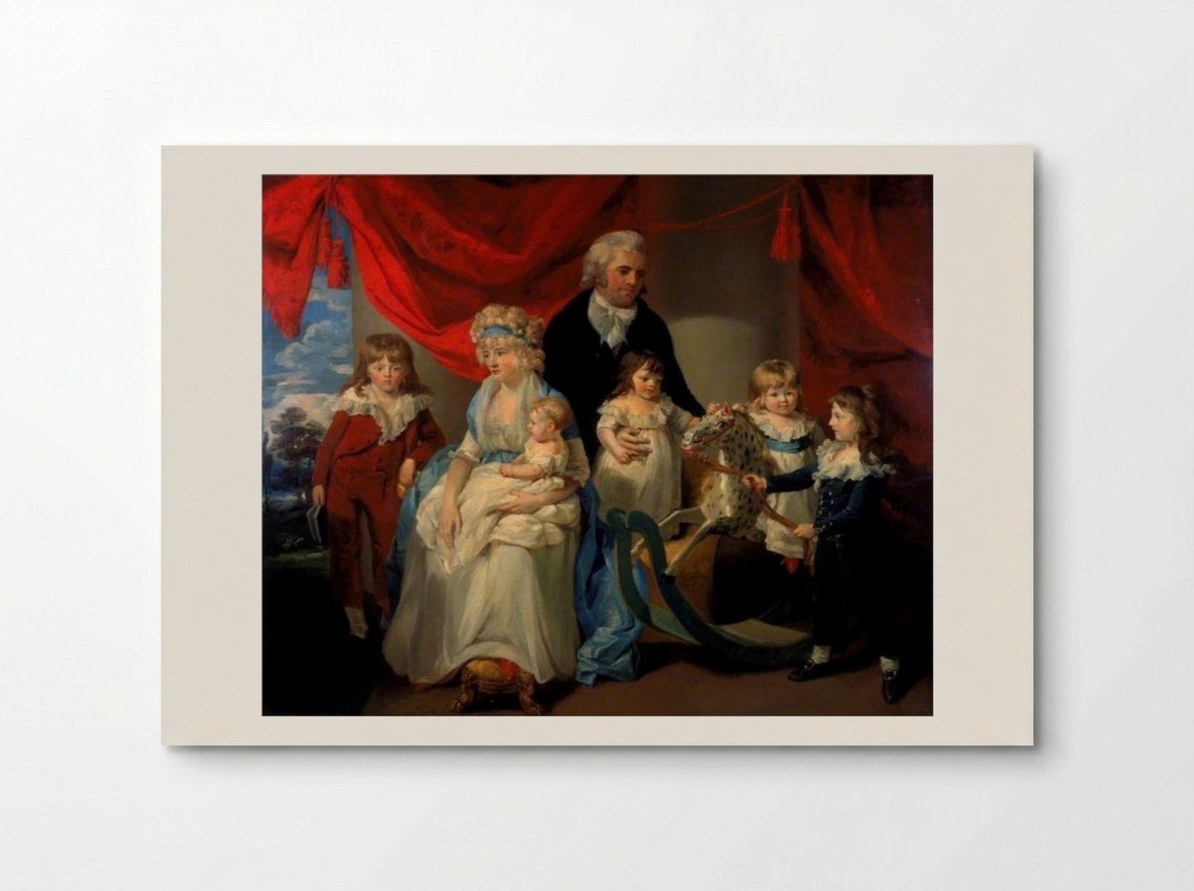 Michael Bryan and His Family - James Ward - Poster