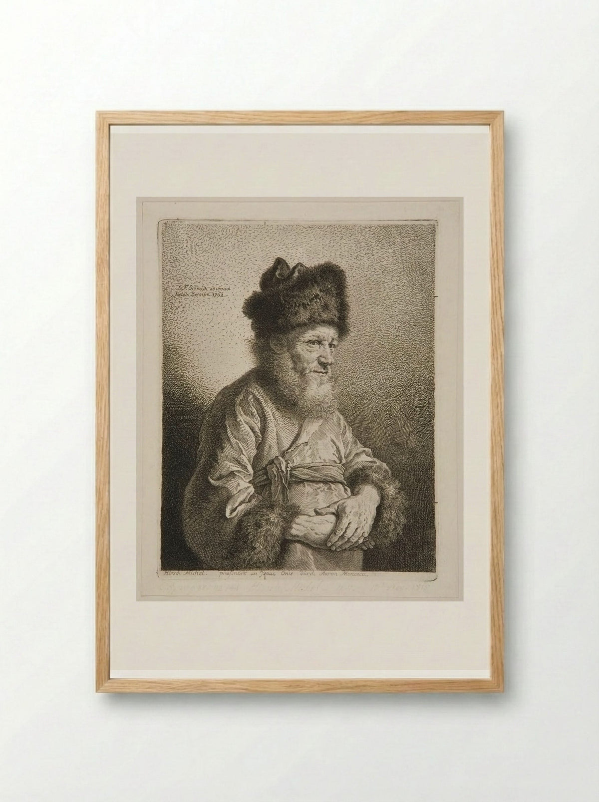 Michael Hirsch - Georg Friedrich Schmidt - Framed Print Wood