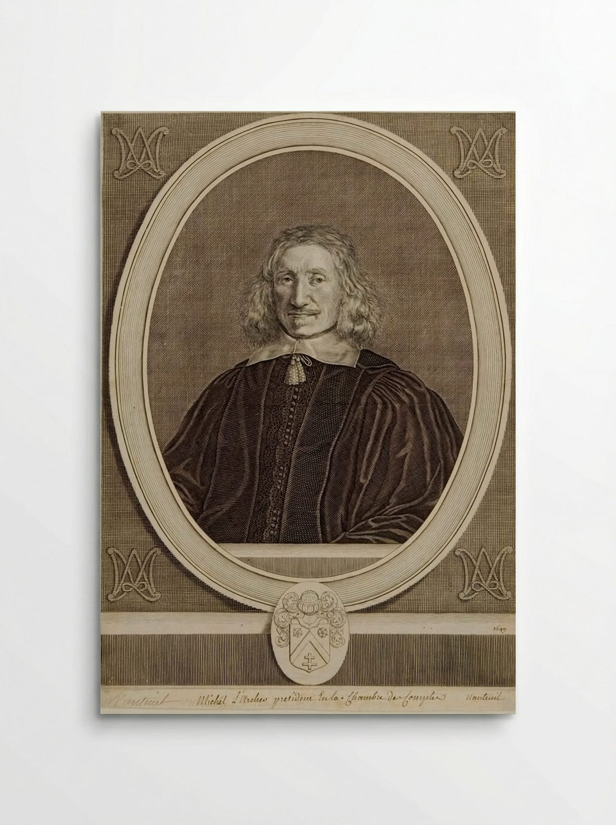 Michel Larcher, Marquis d'Esternay, Baron d'Olizy - Robert Nanteuil - Poster