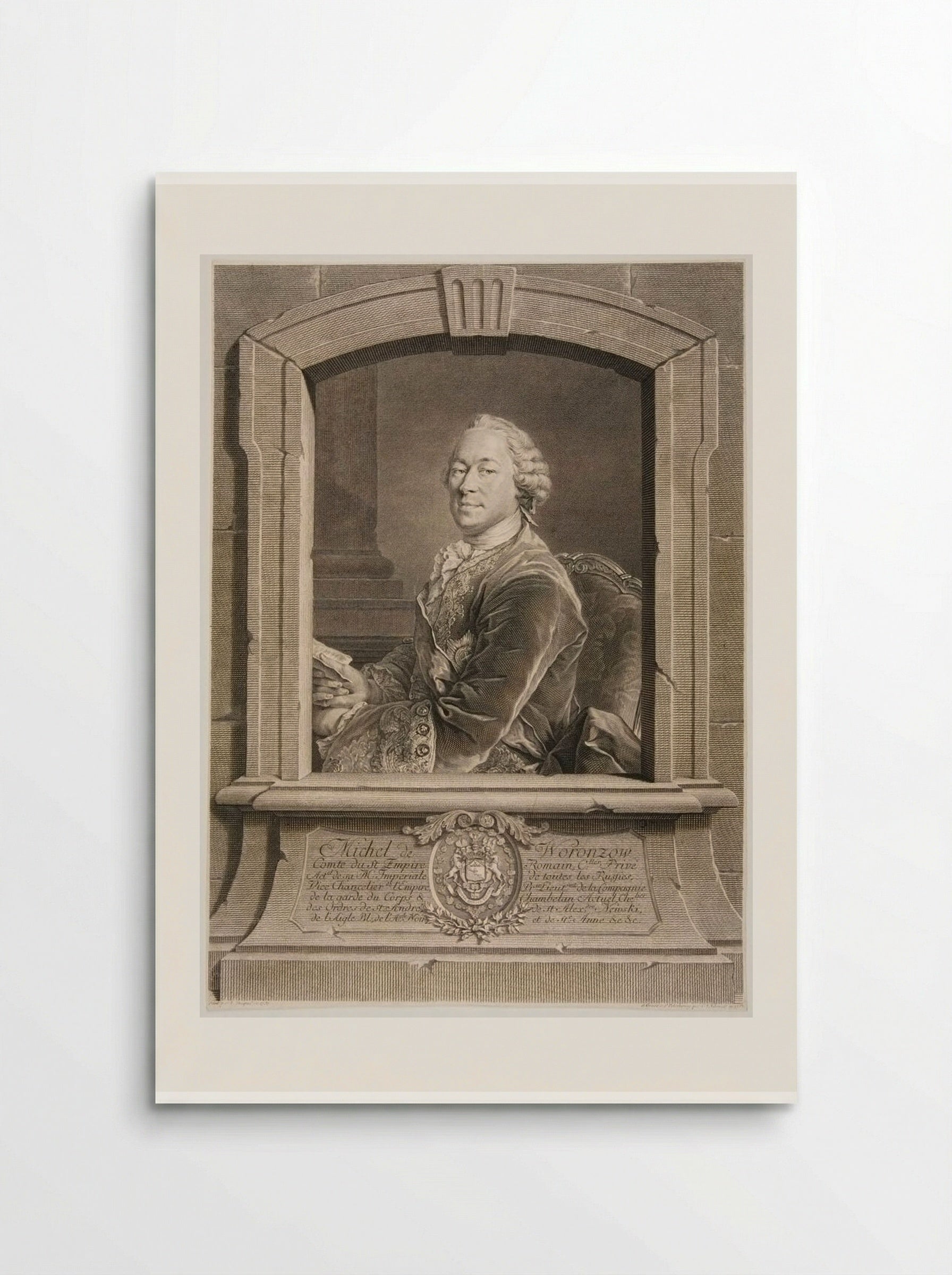 Michel de Woronzow - Georg Friedrich Schmidt - Poster