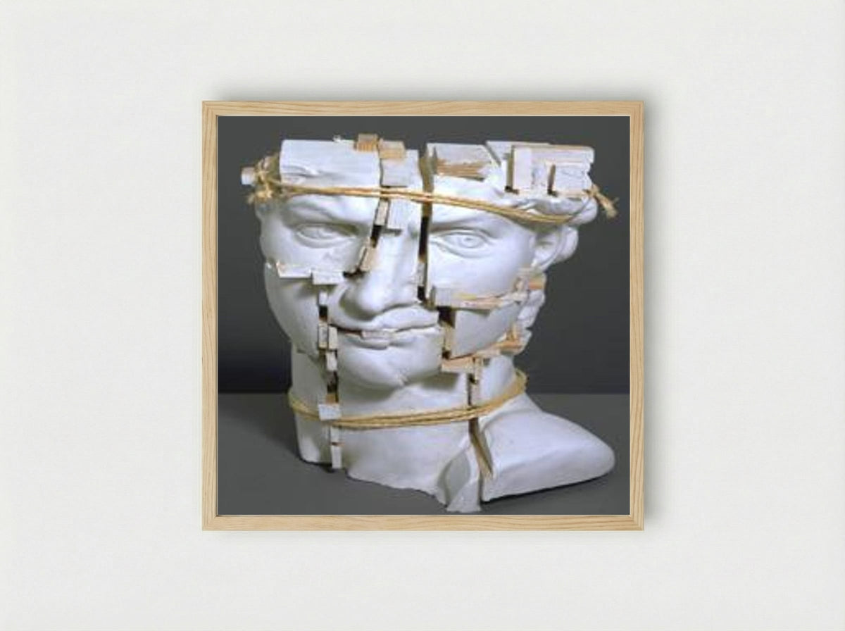 Michelangelo Duplicate - Eduardo Paolozzi - Framed Print Wood
