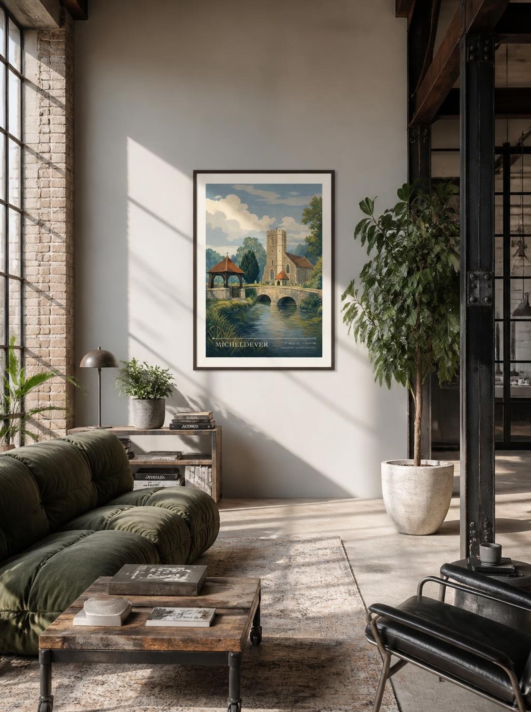 Micheldever Hampshire United Kingdom Travel Poster - Lifestyle