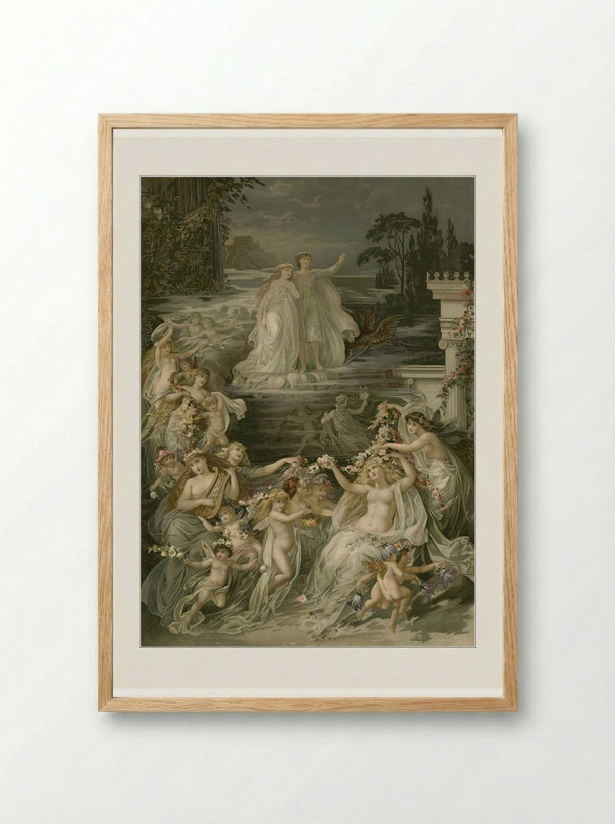 Midsummer Night's Dream - John Hoppner - Framed Print Wood
