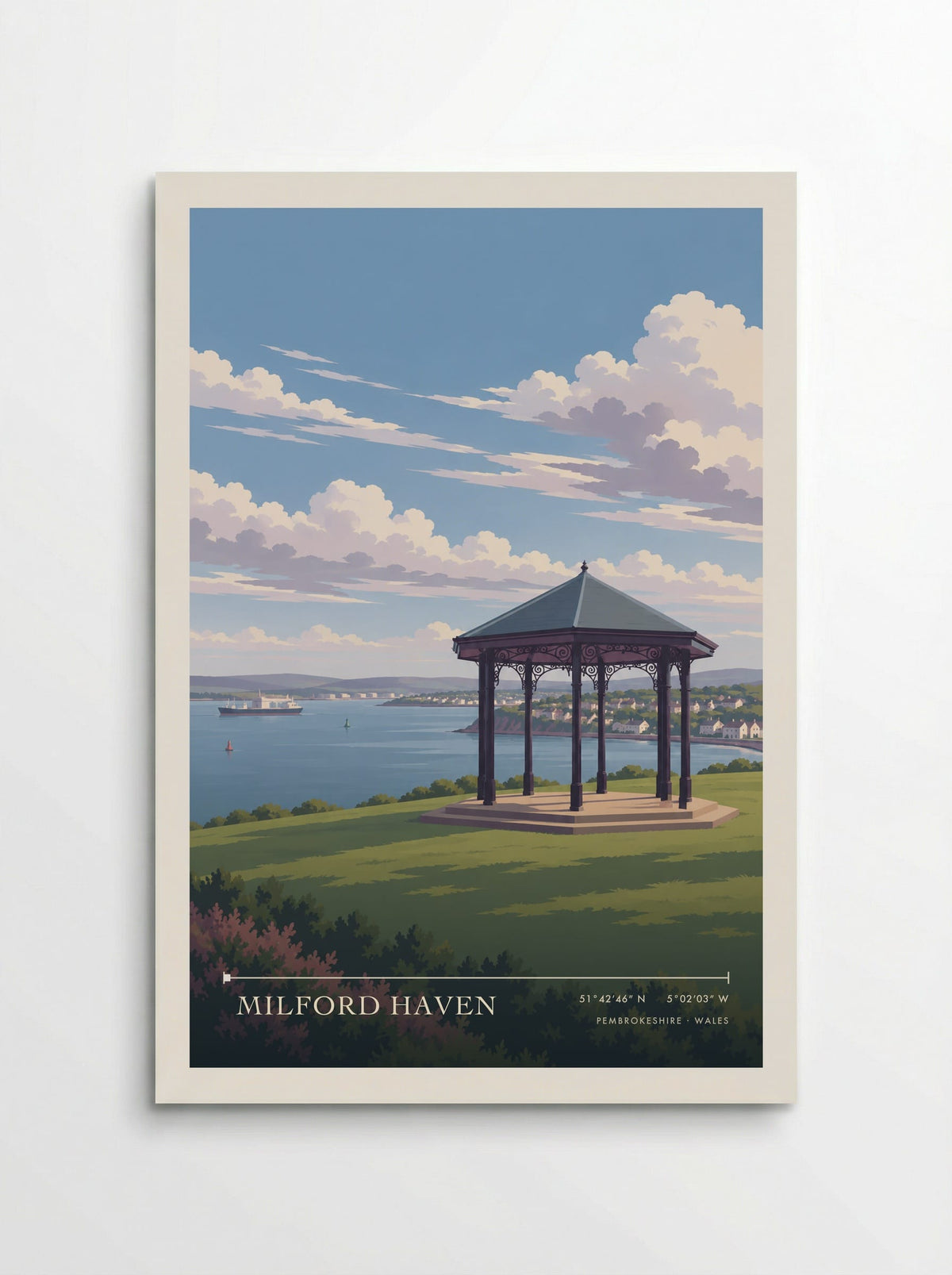 Milford Haven, Pembrokeshire | Travel Poster - Poster