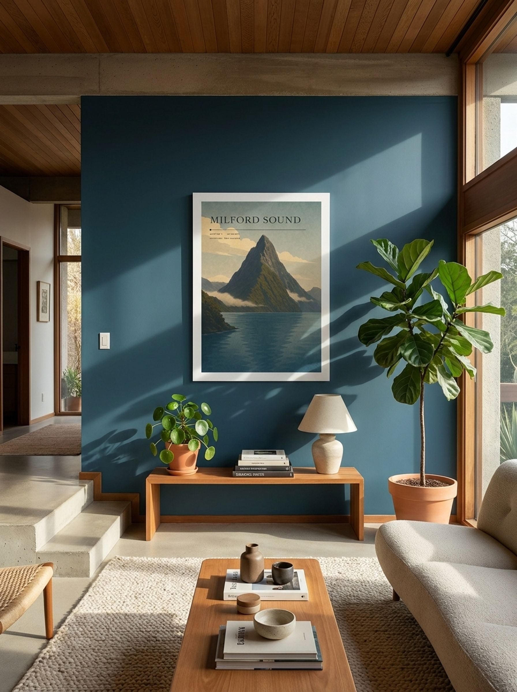 Milford Sound Travel Poster Artwork - Lifestyle