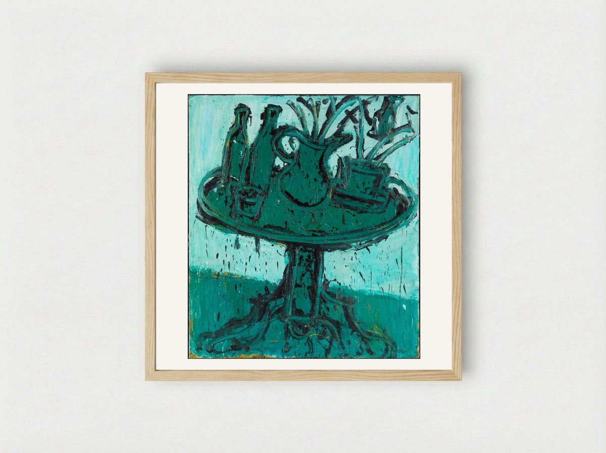 Milford Still Life - Lester Johnson - Framed Print Wood