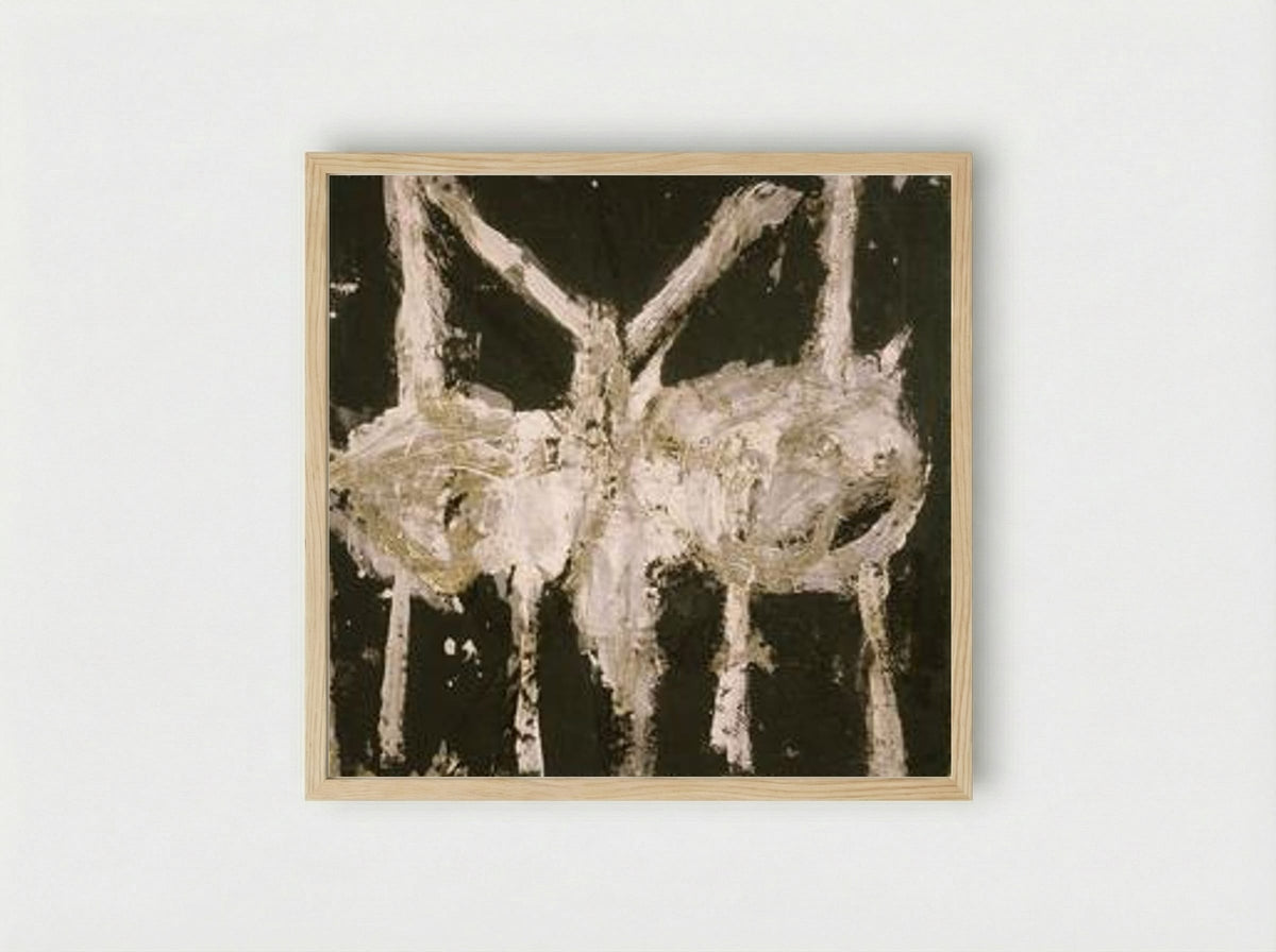 Min-Oe - Cy Twombly - Framed Print Wood