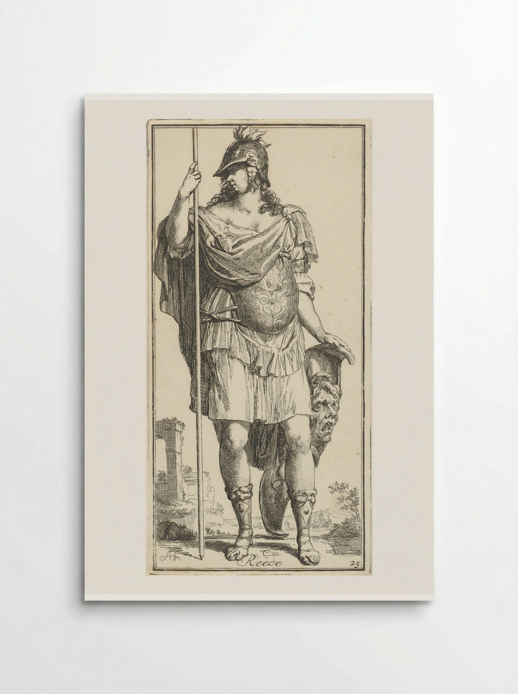 Minerva as Personification of Reason - Leonard Schenk - Poster