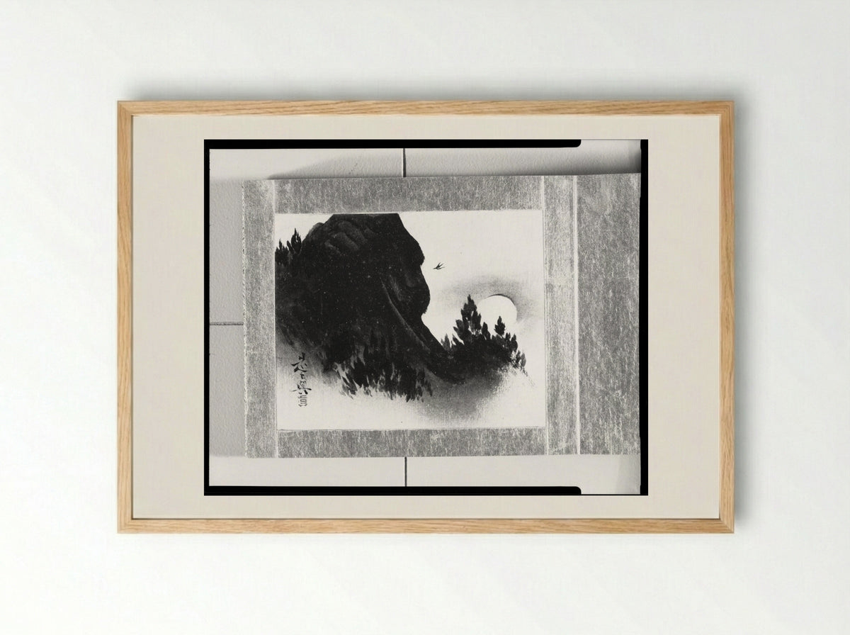 Miniature Album of Lacquer Paintings - Shibata Zeshin - Framed Print Wood