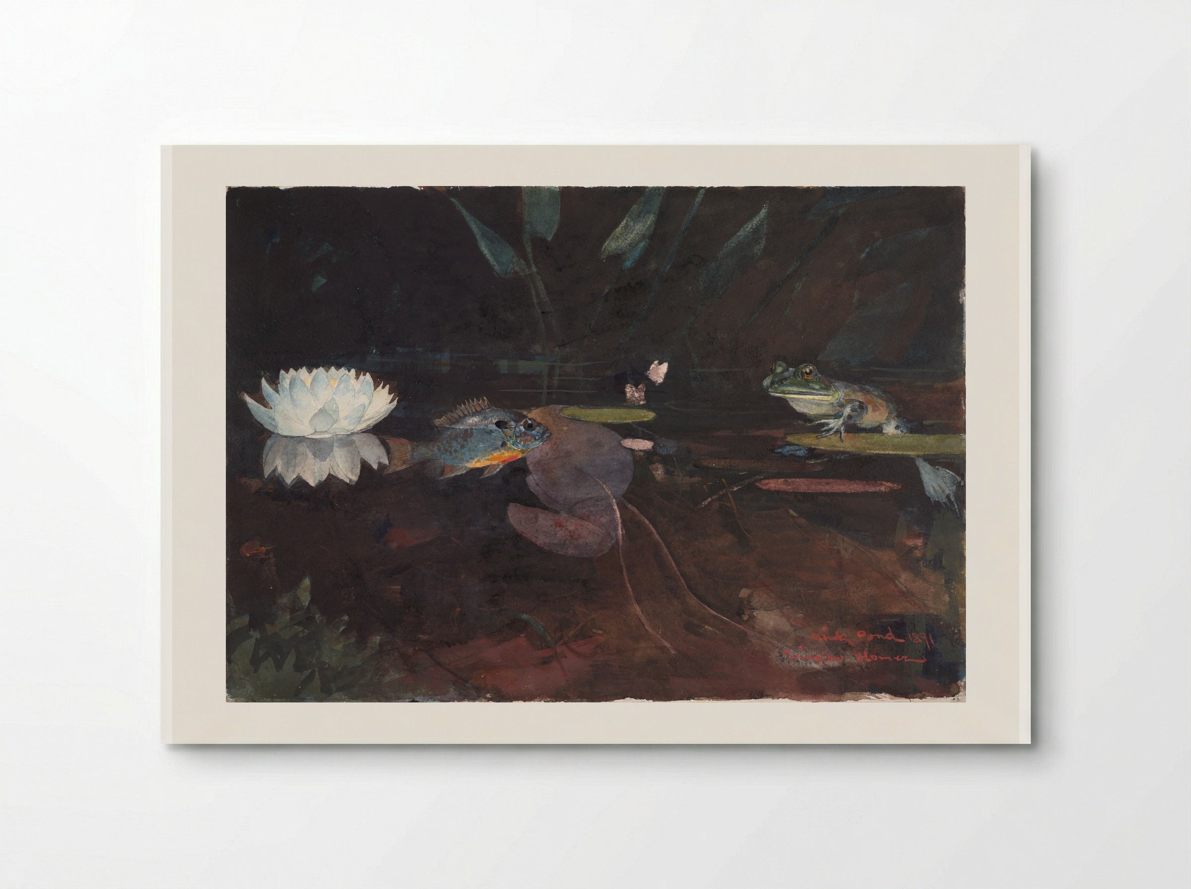 Mink Pond - Winslow Homer - Poster