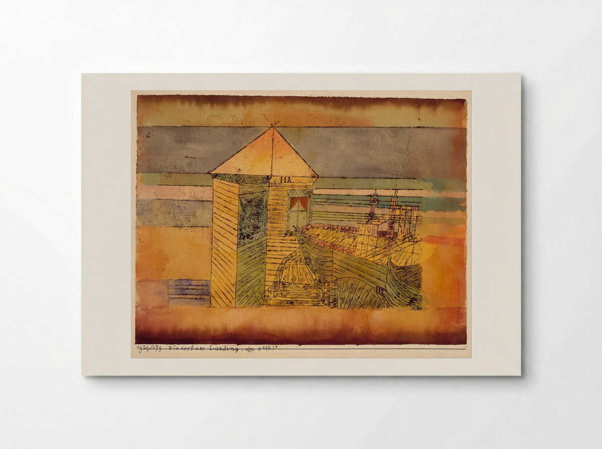 Miraculous Landing - Paul Klee - Poster