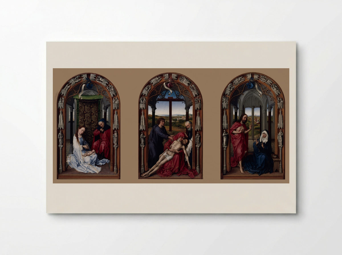 Miraflores Altarpiece - Rogier van der Weyden - Poster