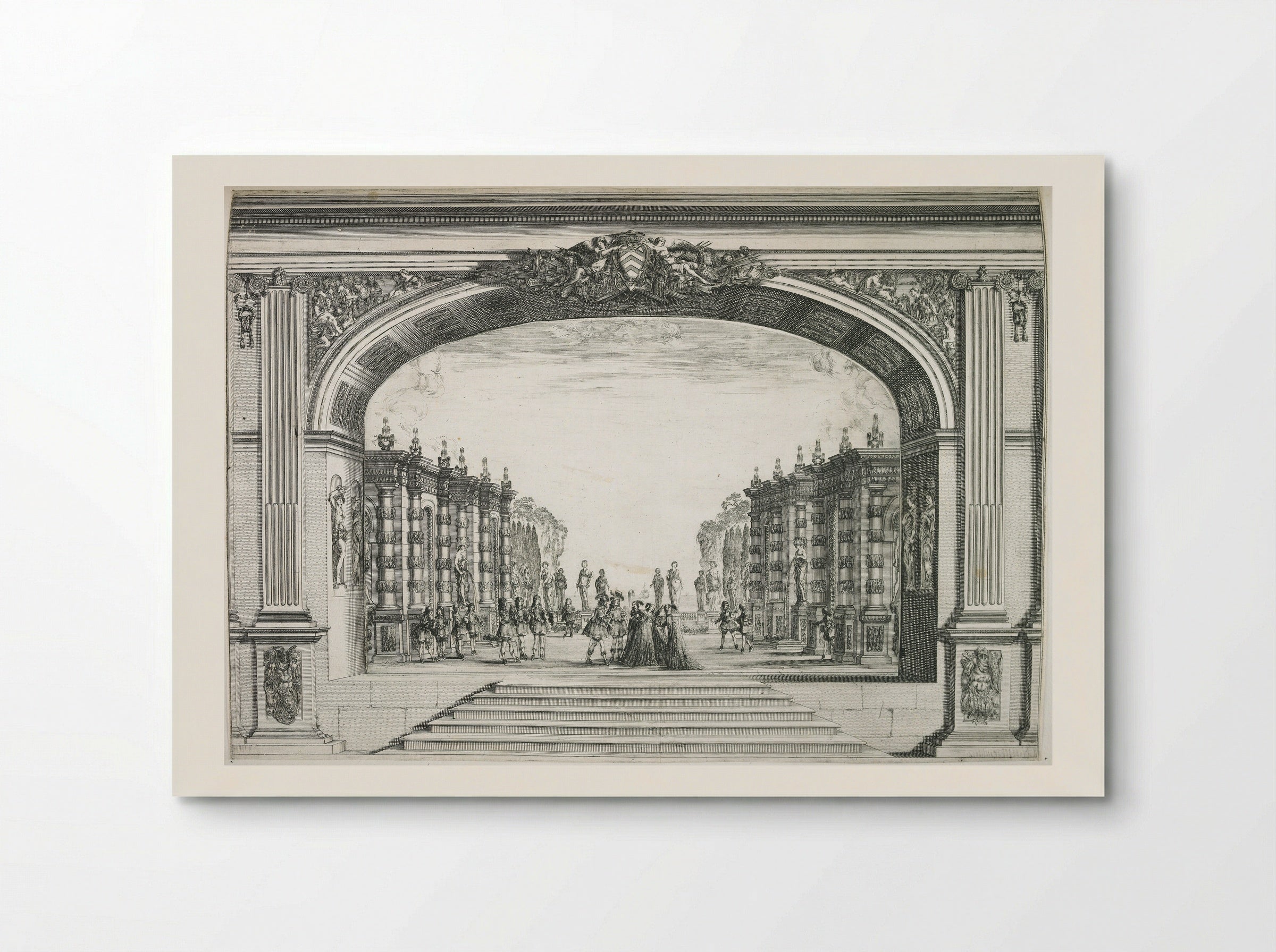 Mirame: Scene from Act 5 - Stefano Della Bella - Poster