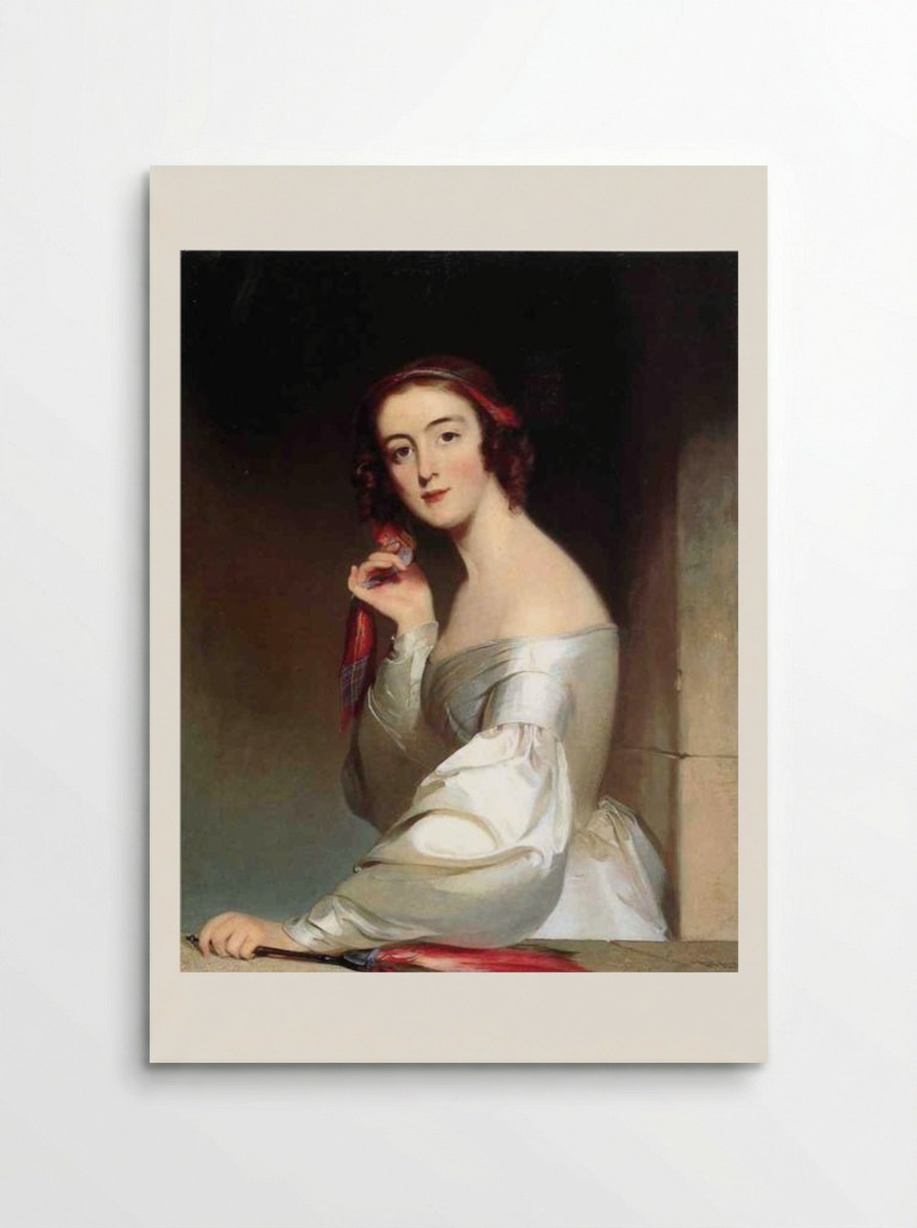 Miss Ann Elliott, Beaufort, South Carolina - Thomas Sully - Poster