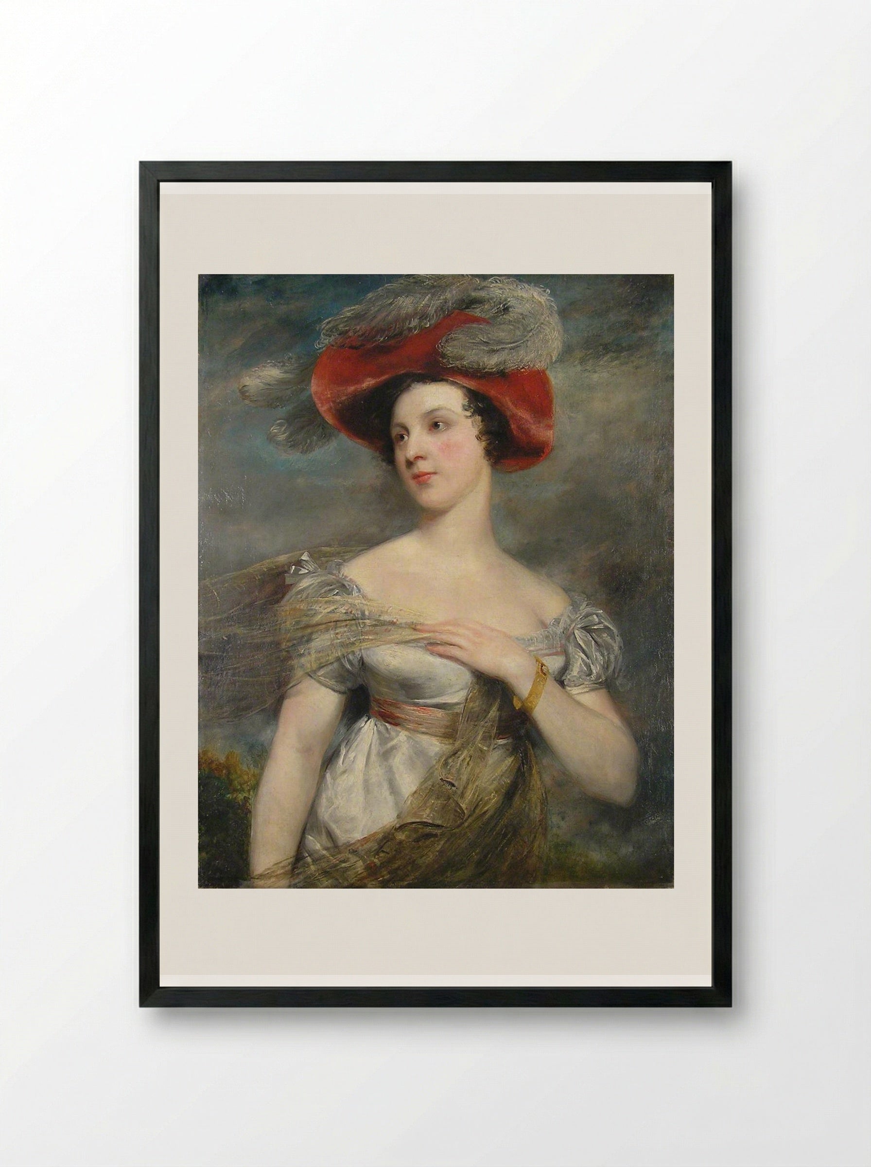 Miss Chester (Eliza Jane Chester) - John Jackson - Framed Print Black