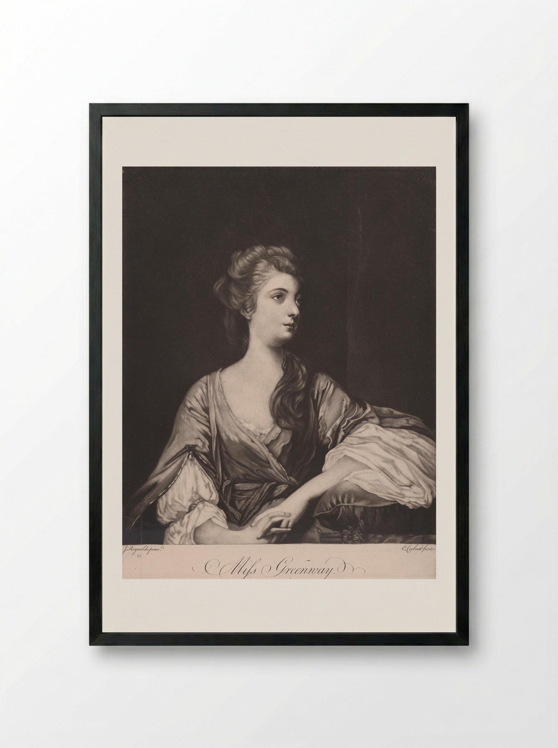 Miss Greenway - Richard Purcell - Framed Print Black