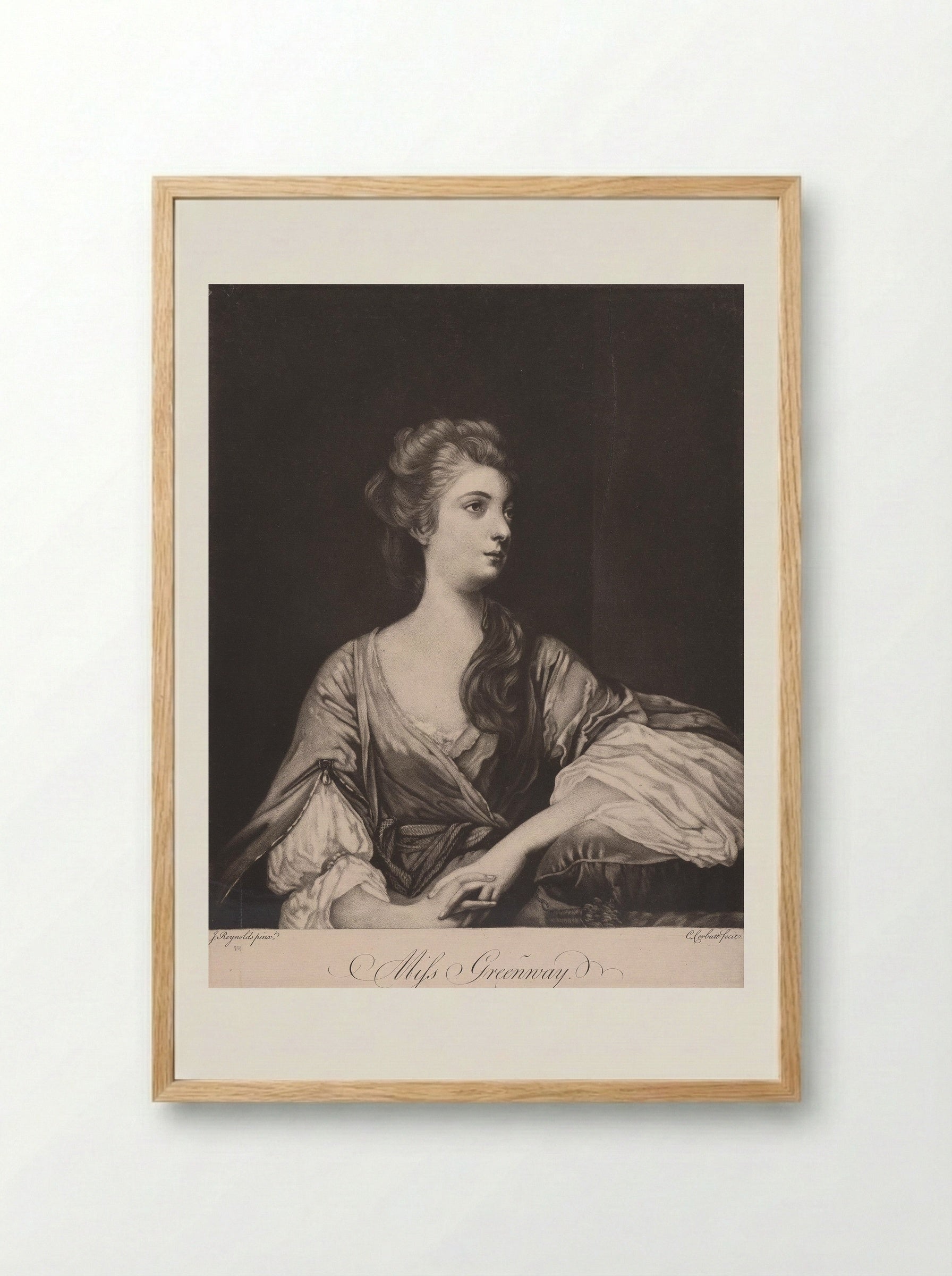 Miss Greenway - Richard Purcell - Framed Print Wood