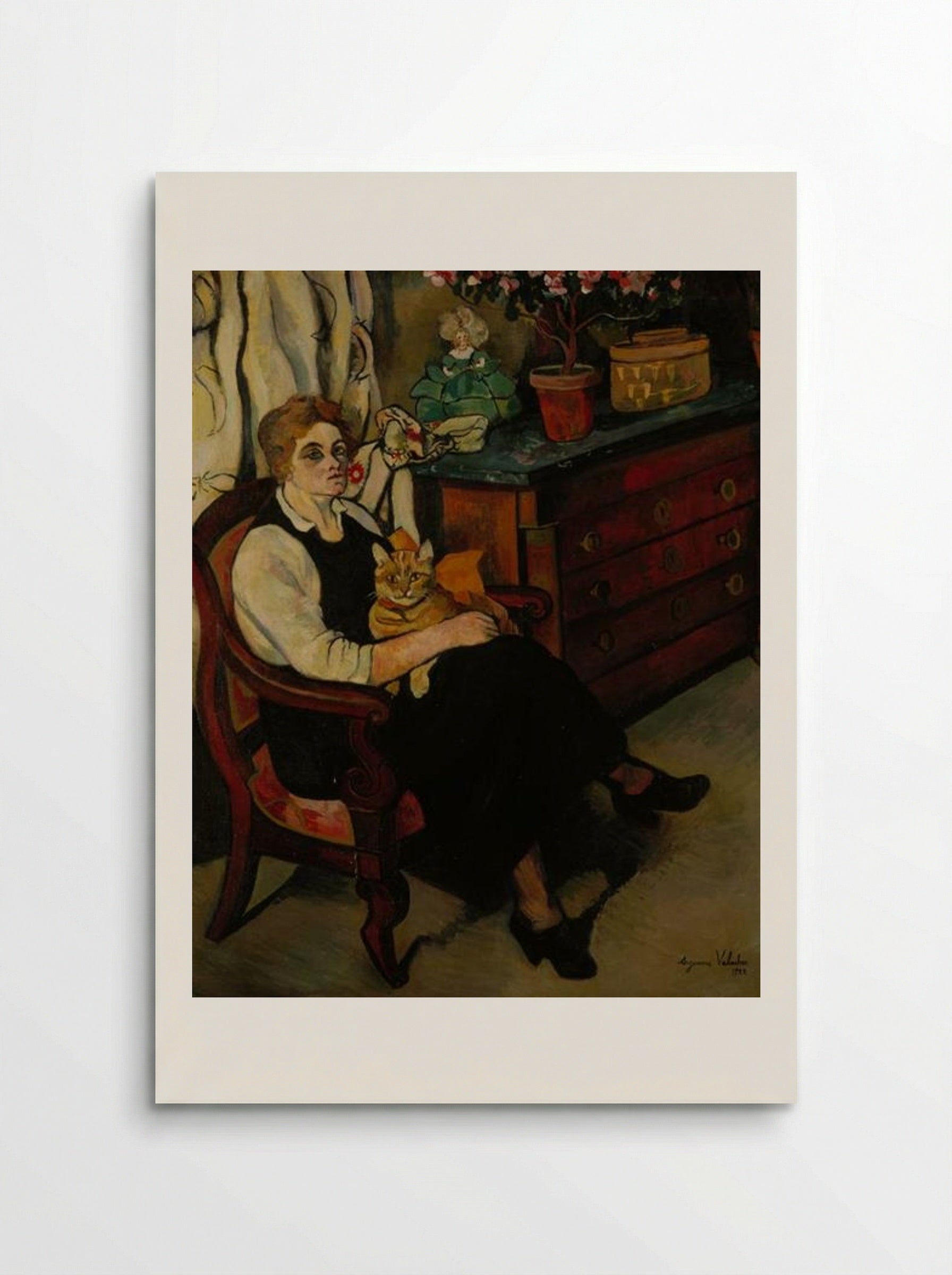 Miss Lily Walton - Suzanne Valadon - Poster