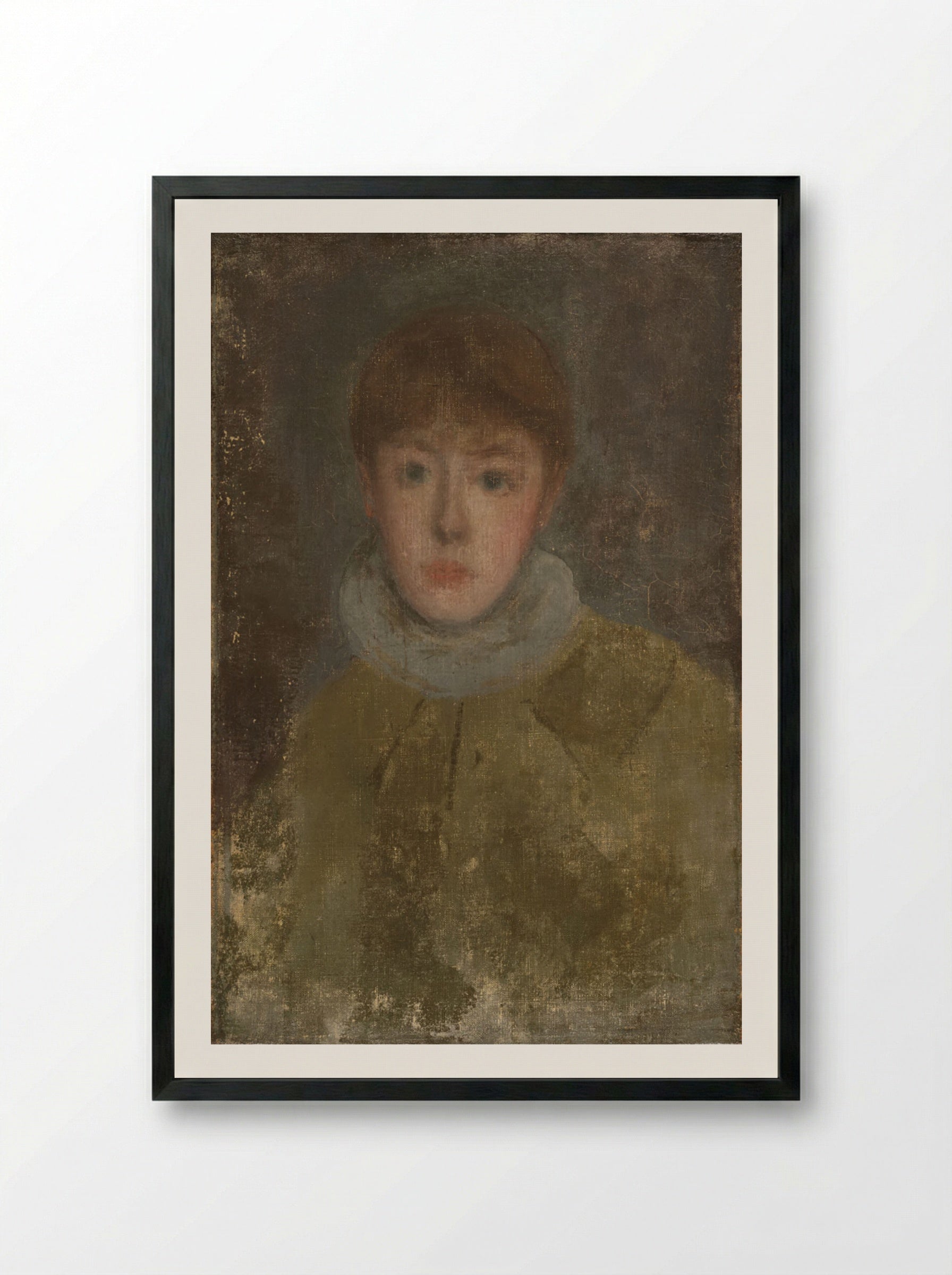 Miss Maud Franklin - James Abbott McNeill Whistler - Framed Print Black