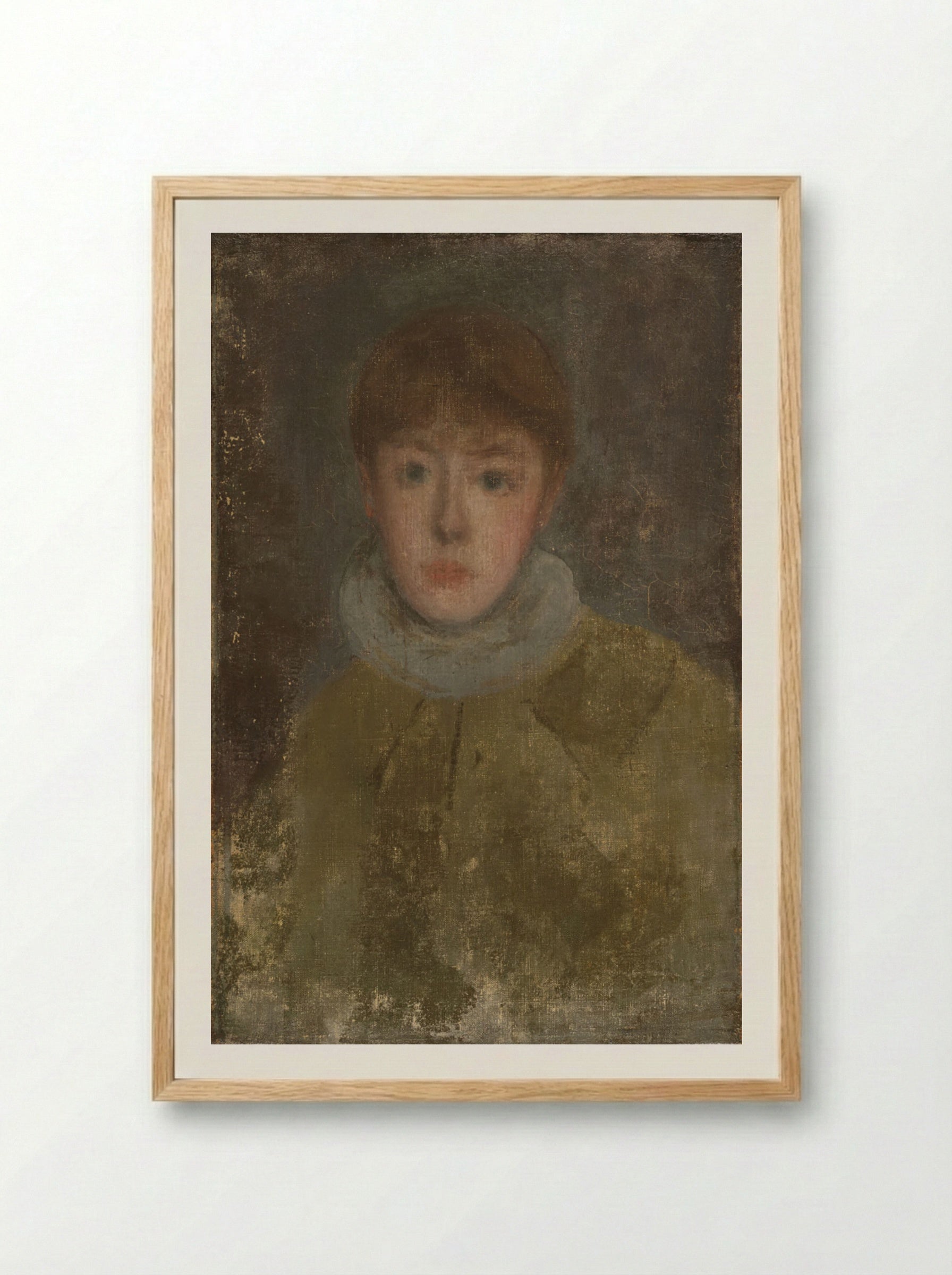 Miss Maud Franklin - James Abbott McNeill Whistler - Framed Print Wood