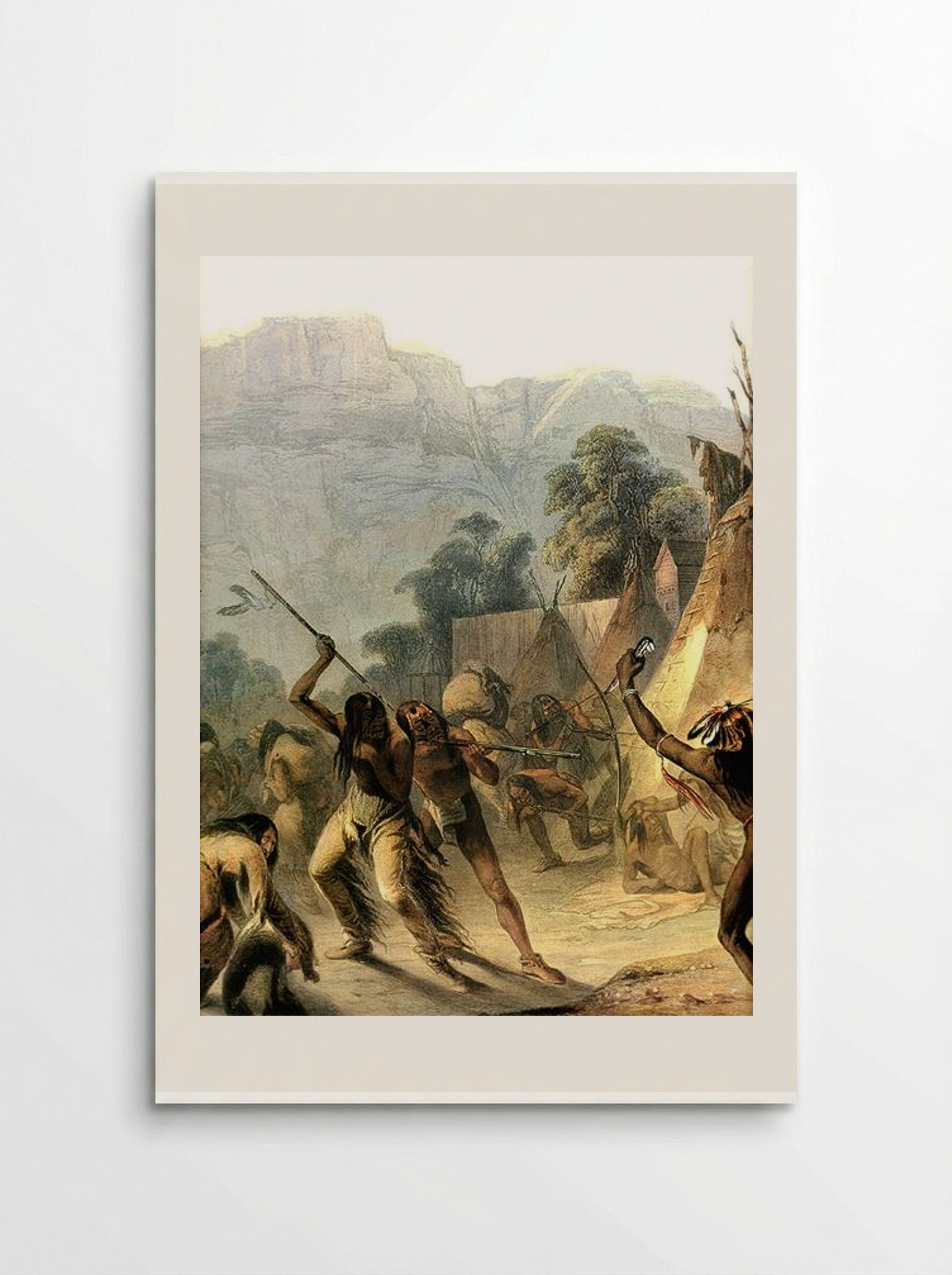 Missouri Indians - Karl Bodmer - Poster