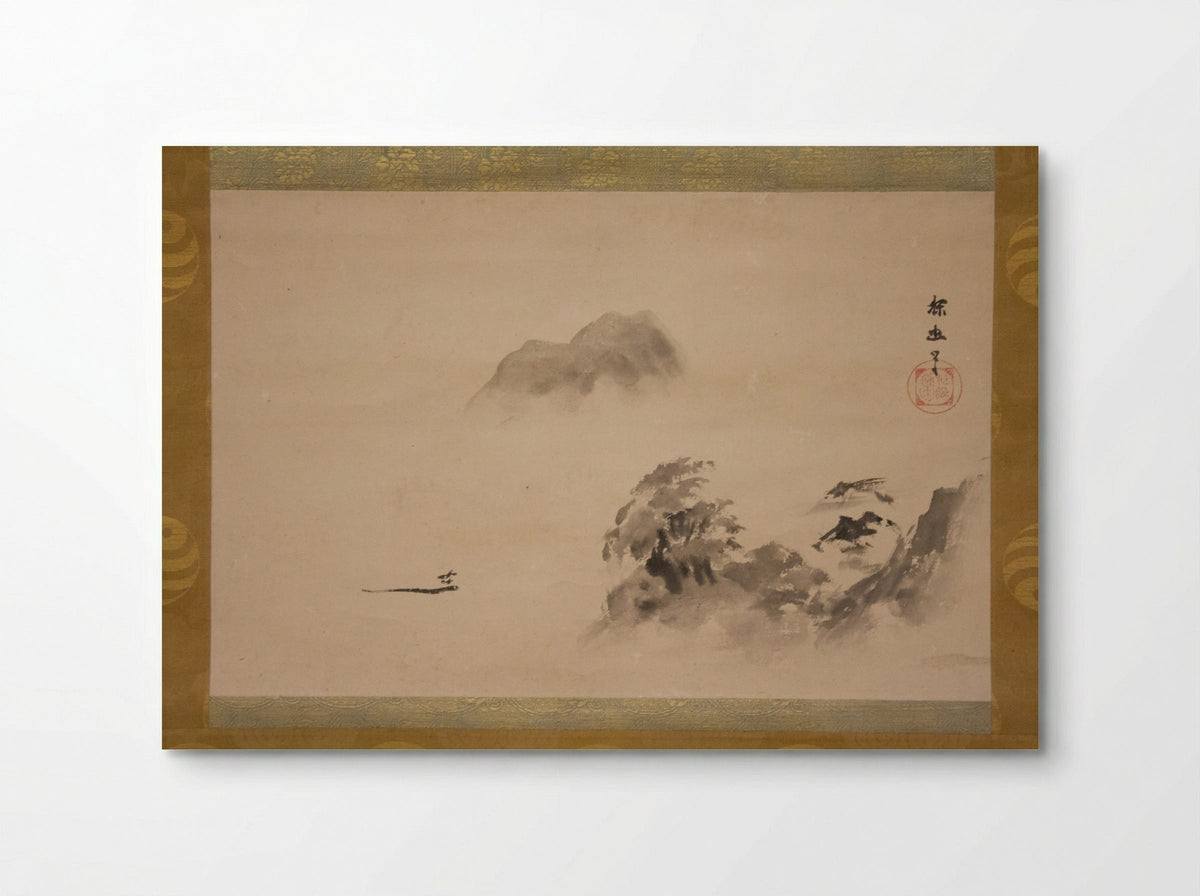 Misty Landscape - Kano School - Poster
