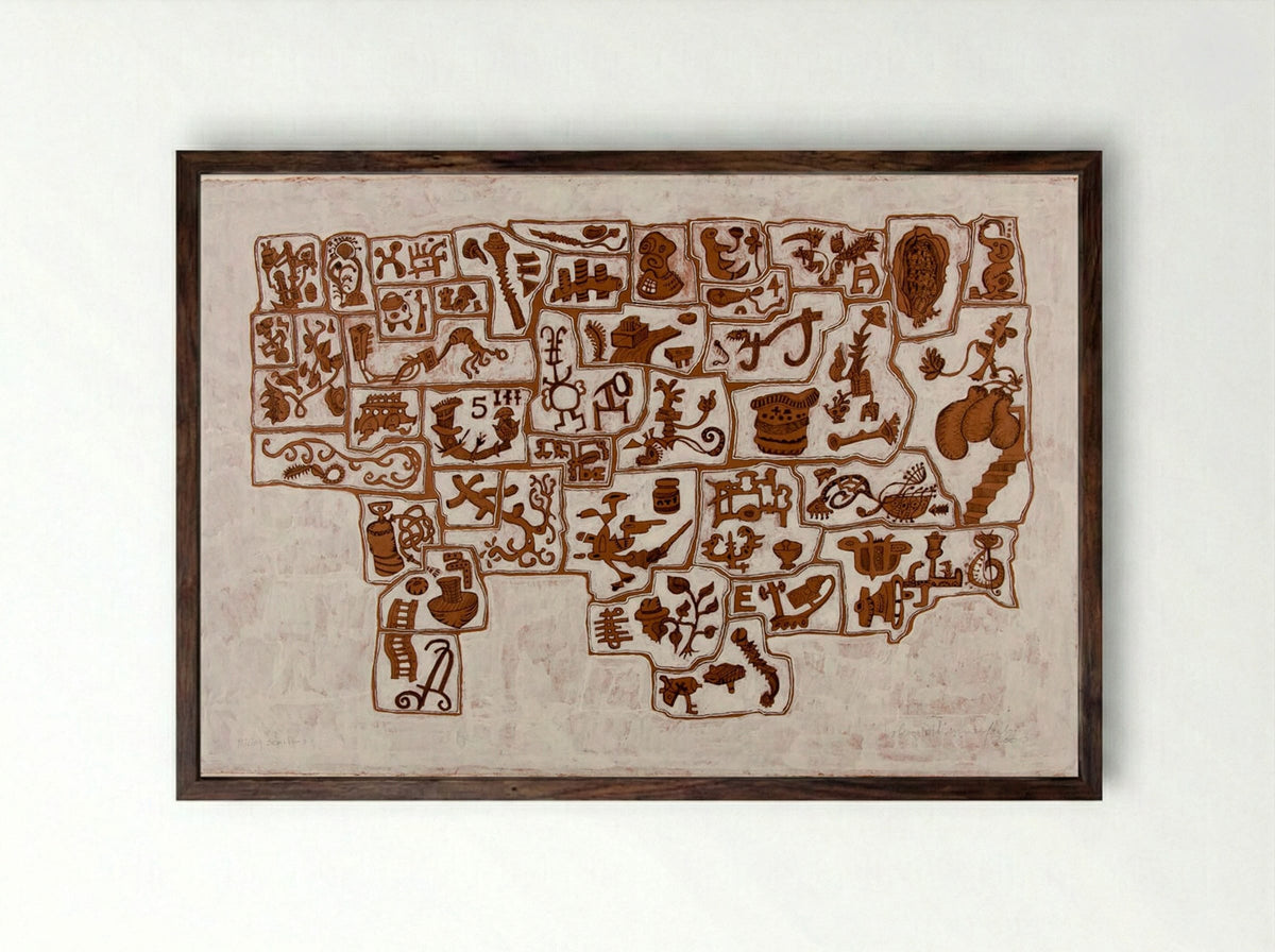 Mixing Semi-Fours - John Himmelfarb - Framed Print Dark Wood