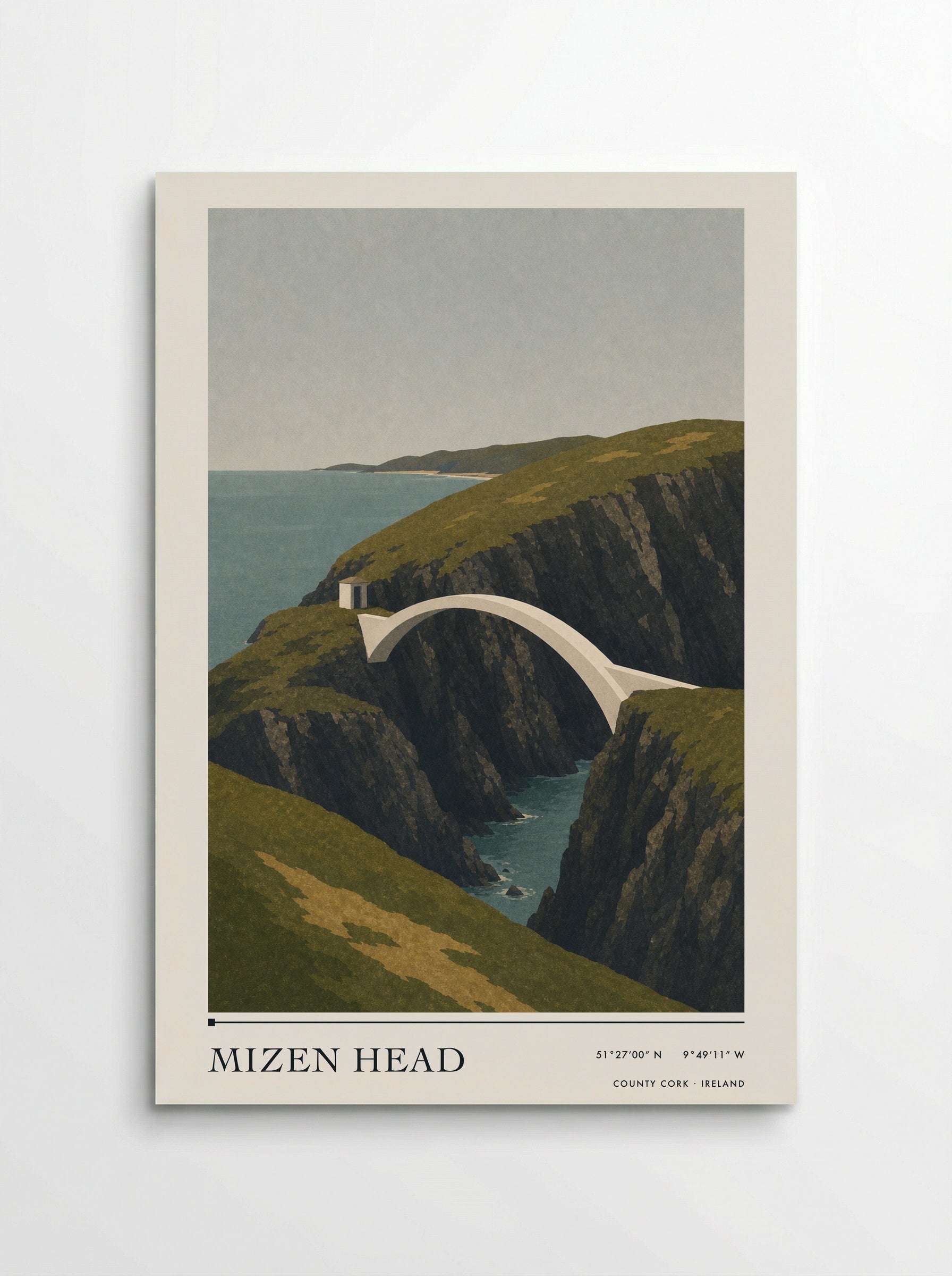 Mizen Head Travel Poster Artwork - Poster