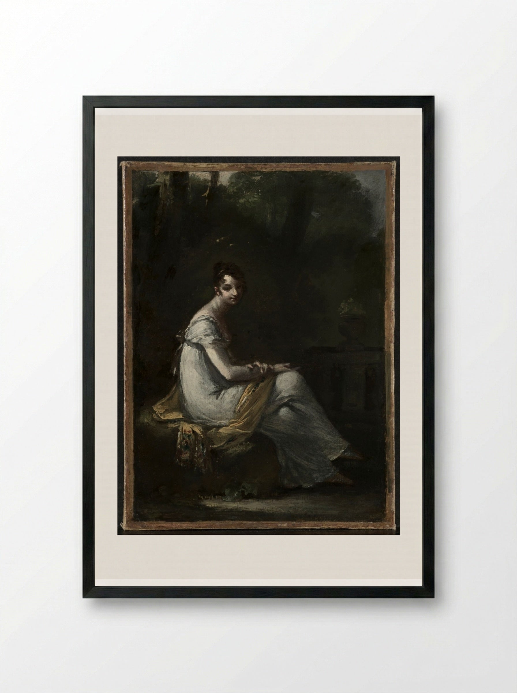 Mme. Dufresne - Pierre-Paul Prud'hon - Framed Print Black