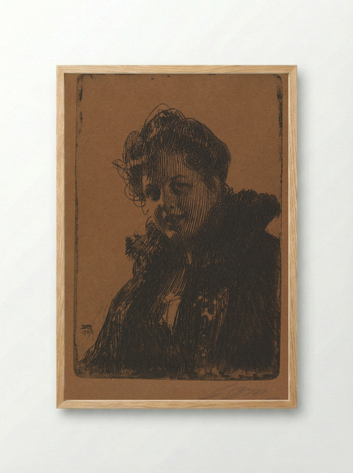 Mme. Granberg - Anders Zorn - Framed Print Wood