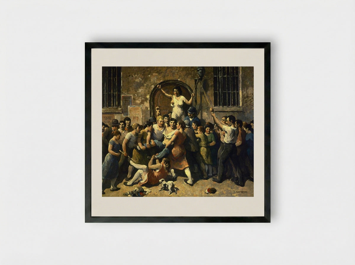Mob Vengeance - Robert Spencer - Framed Print Black