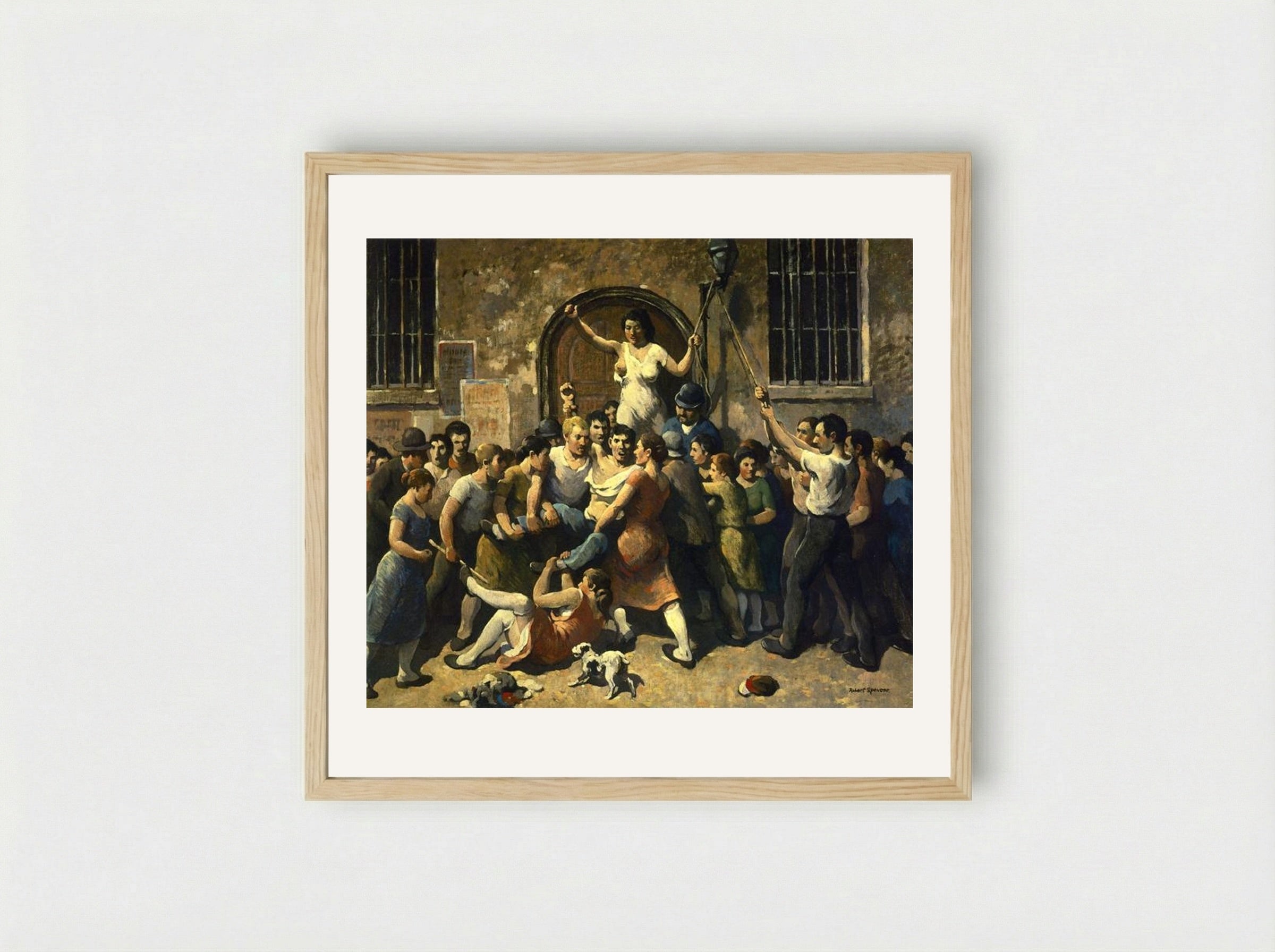 Mob Vengeance - Robert Spencer - Framed Print Wood