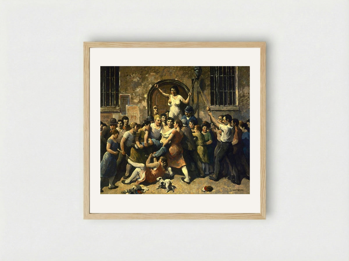 Mob Vengeance - Robert Spencer - Framed Print Wood