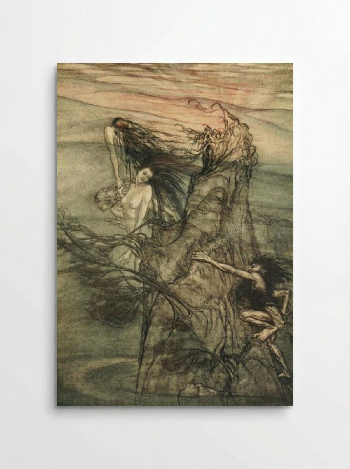 Mock away! Mock! The Niblungs make for you Toy! - Arthur Rackham - Poster