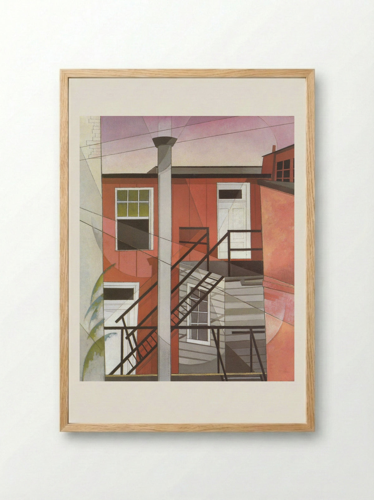 Modern Conveniences - Charles Demuth - Framed Print Wood
