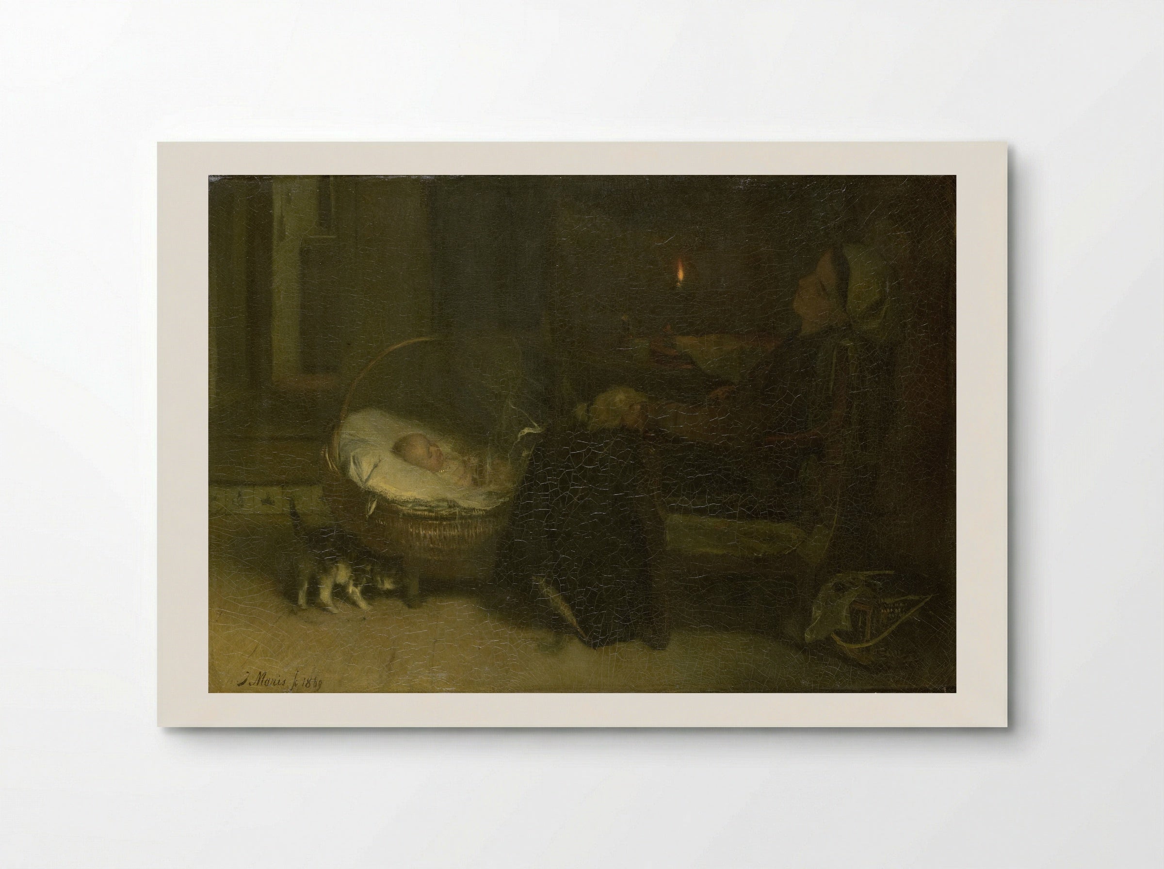 Moe gewaakt (Tired from Watching) - Jacob Maris - Poster