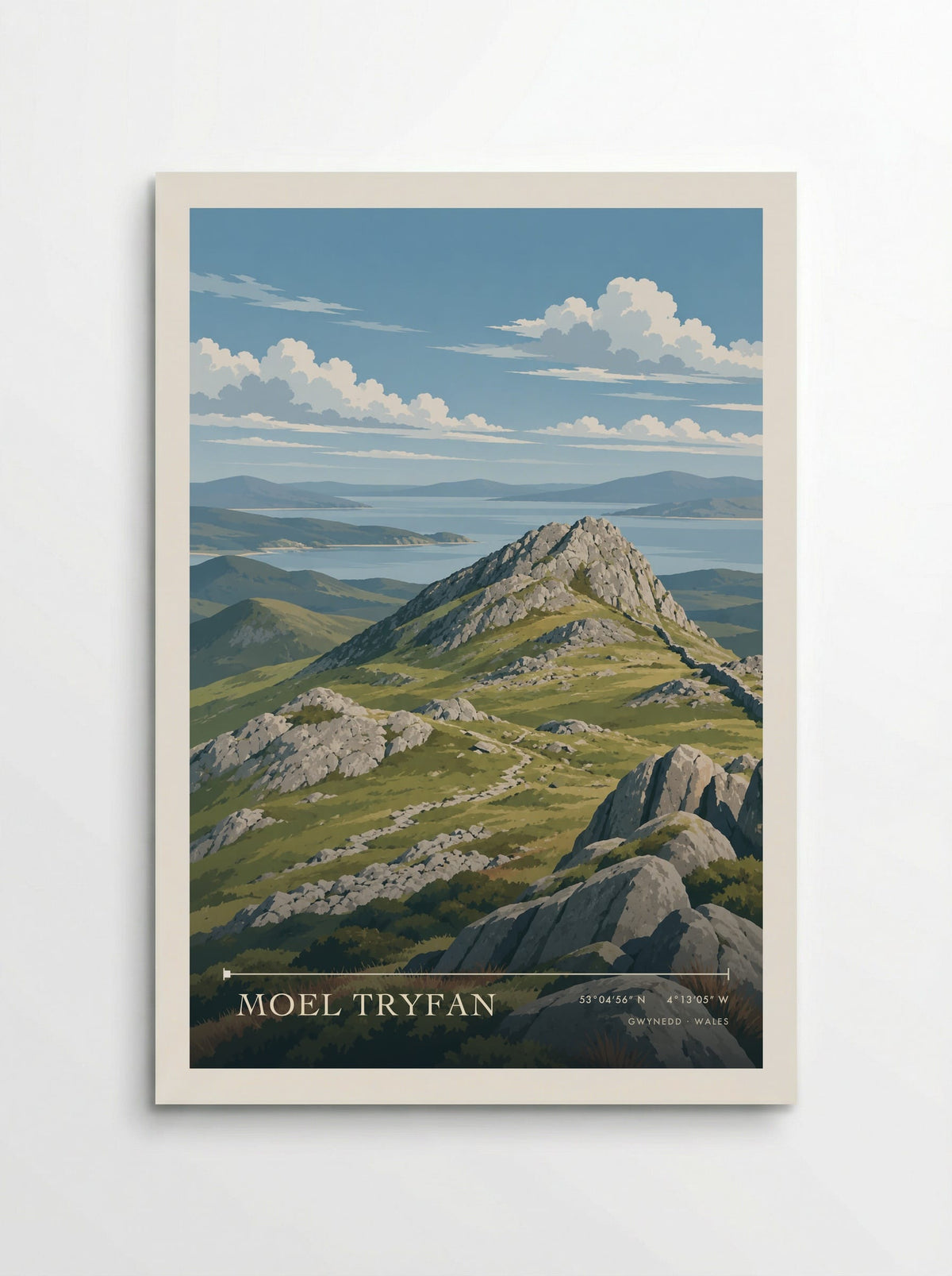 Moel Tryfan, Gwynedd | Travel Poster - Poster