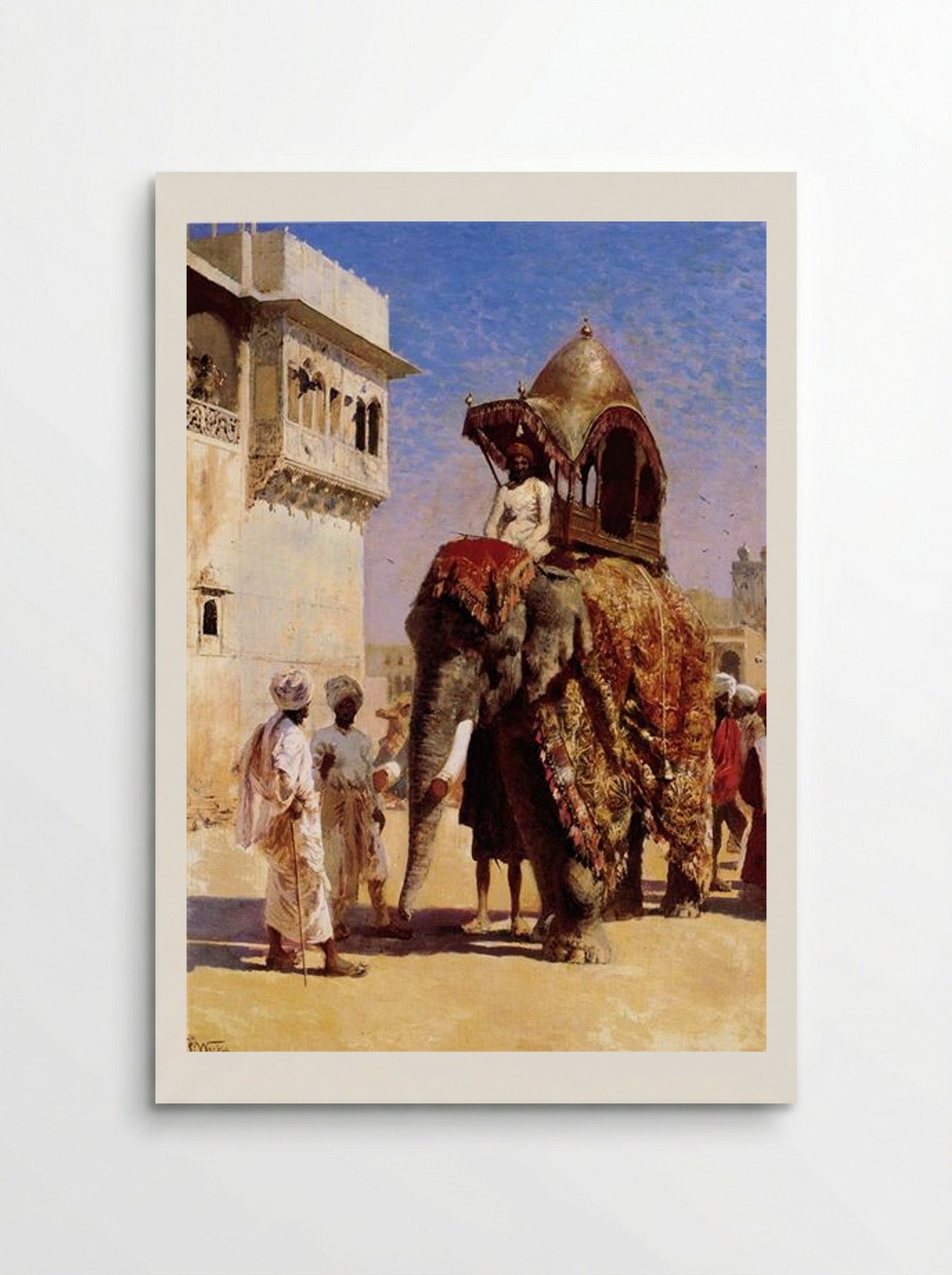 Mogul's Elephant - Edwin Lord Weeks - Poster