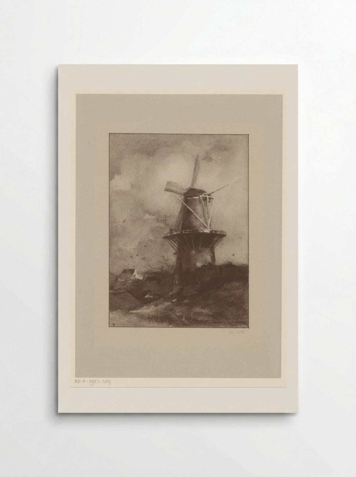 Molen (Windmill) - Jan Veth - Poster